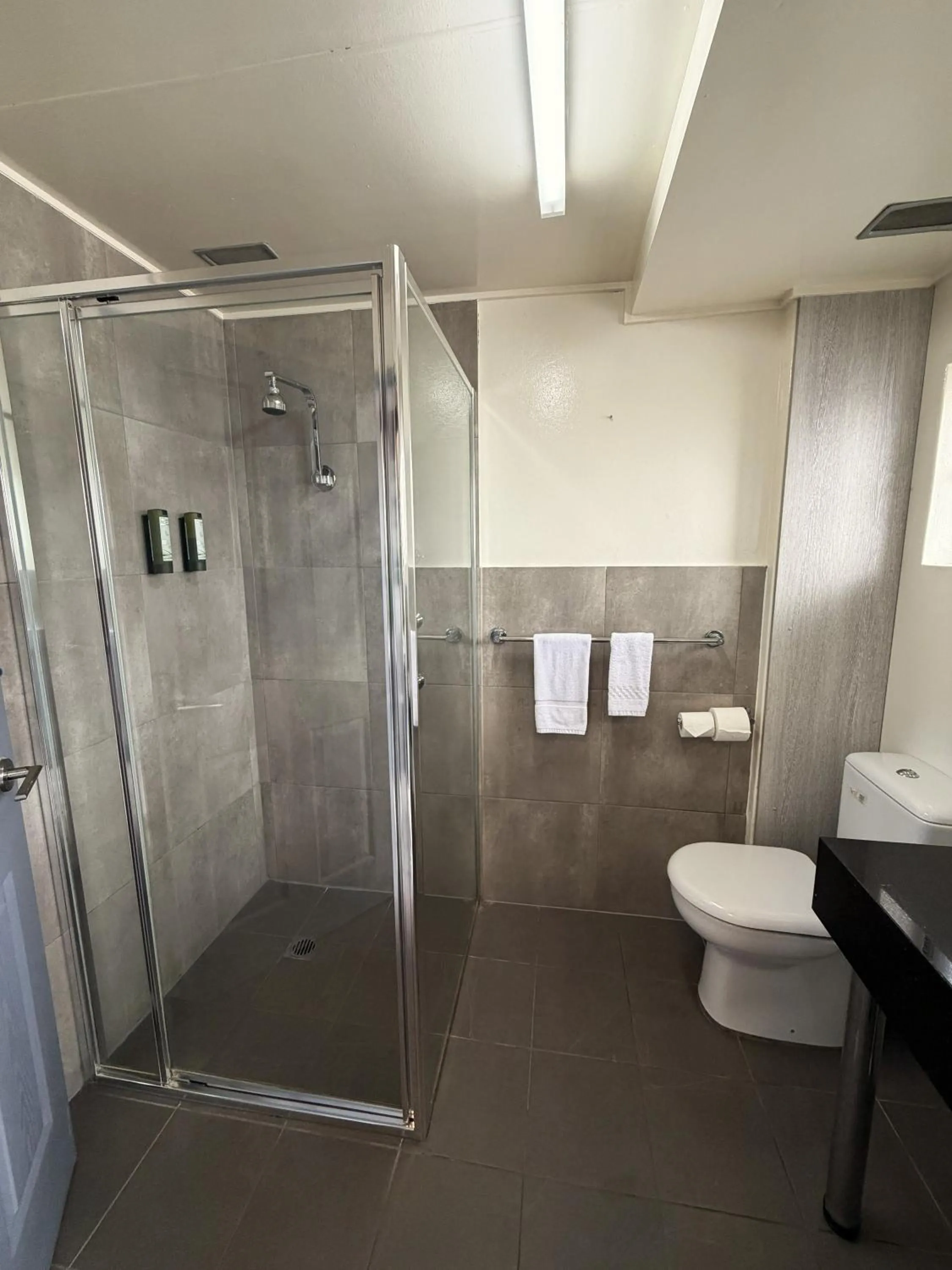 Shower in Le George Motel