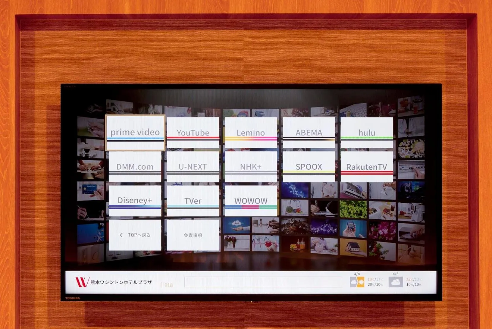 TV and multimedia in Kumamoto Washington Hotel Plaza