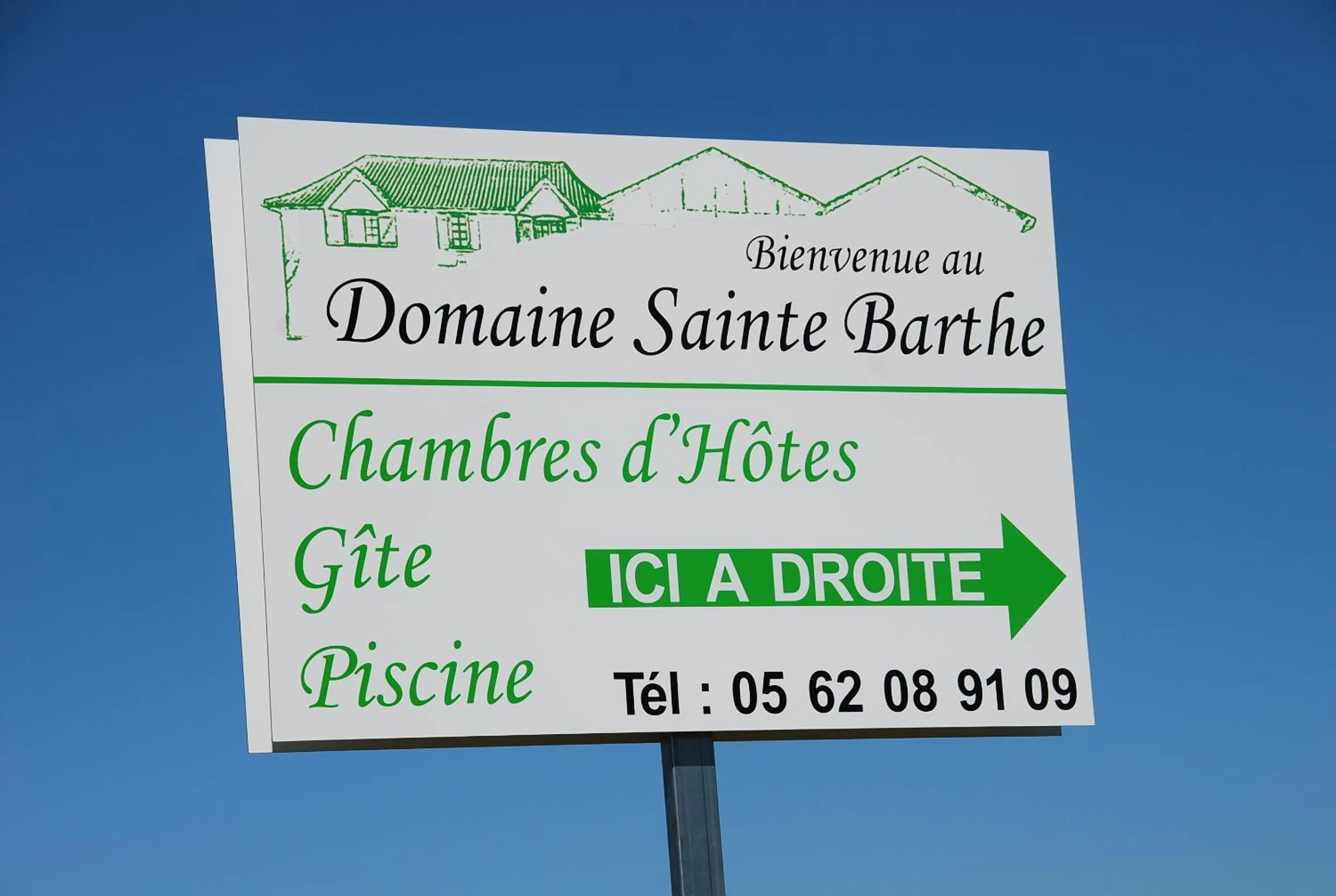 Property logo or sign in Domaine Sainte Barthe, entre Marciac et Nogaro