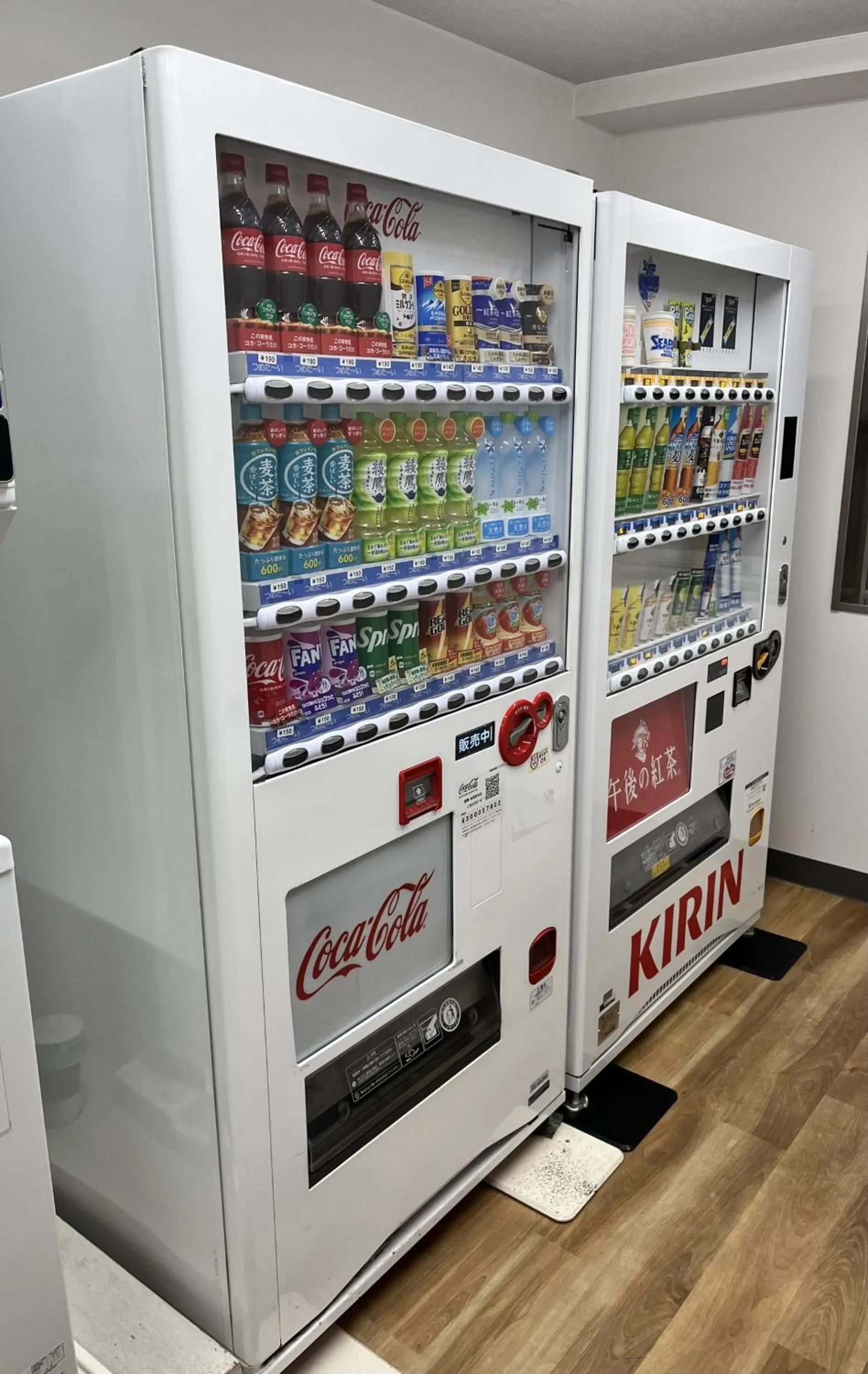 vending machine in Kurume Washington Hotel Plaza