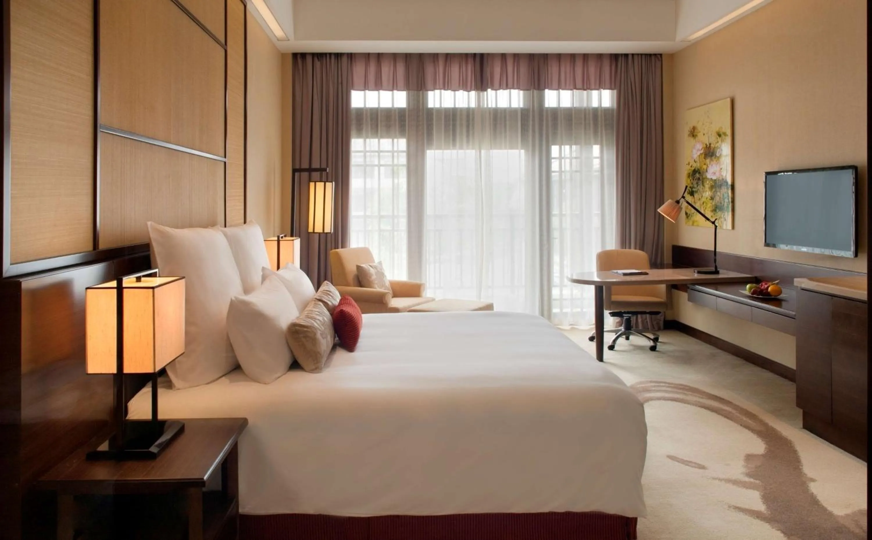 Bed in Radisson Blu Resort Wetland Park