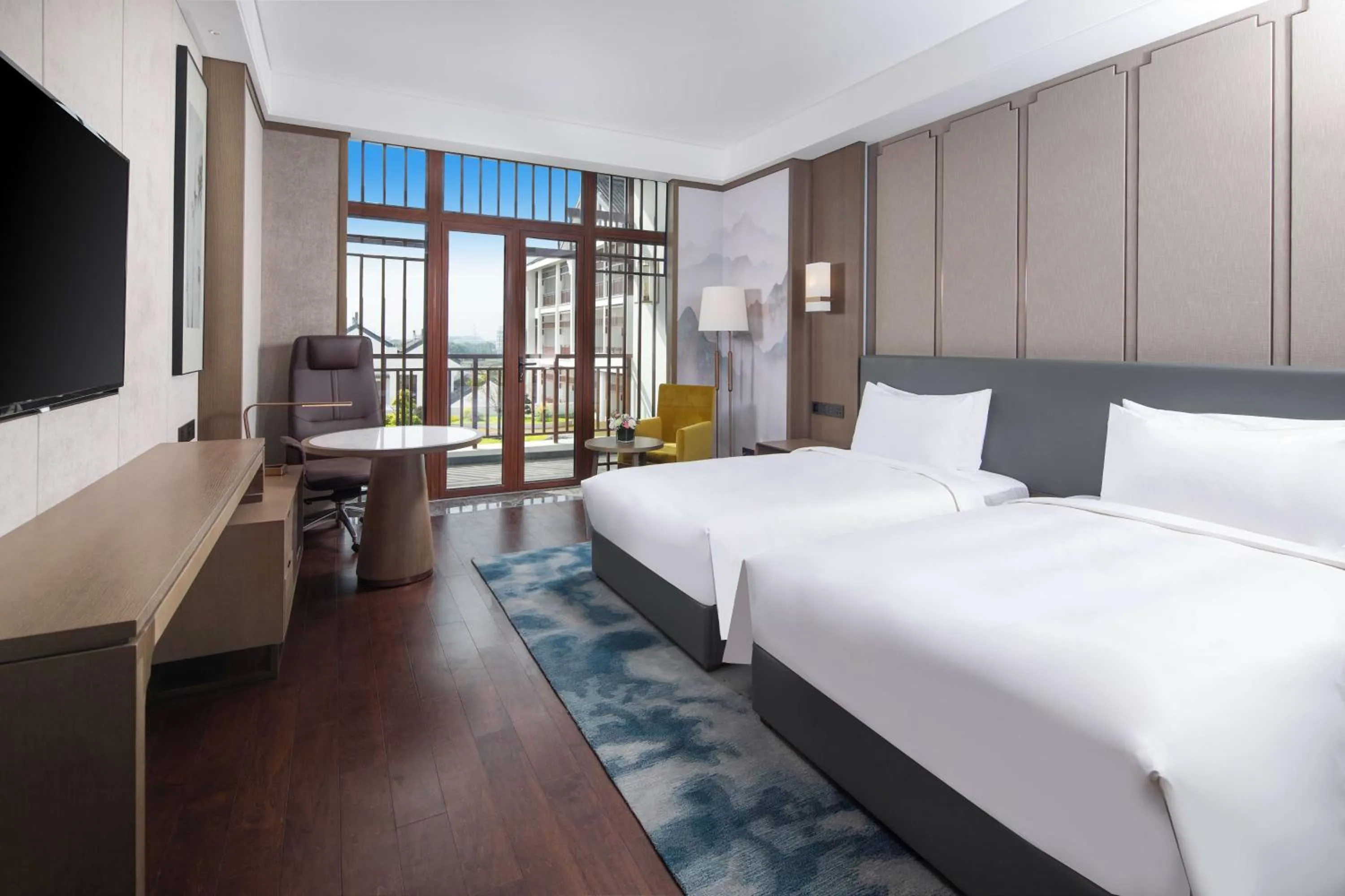 Photo of the whole room, Bed in Radisson Blu Resort Wetland Park