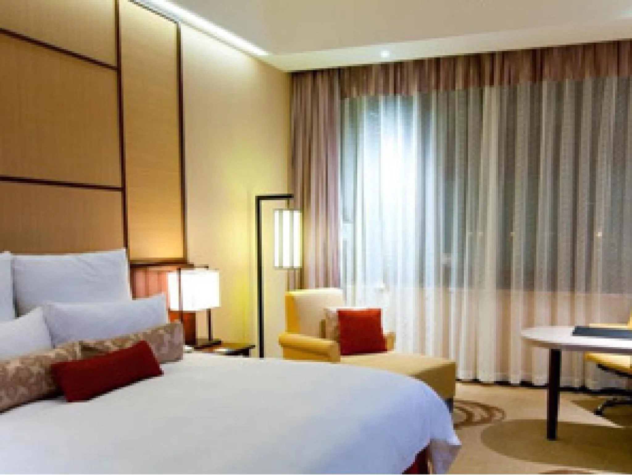 Bed in Radisson Blu Resort Wetland Park