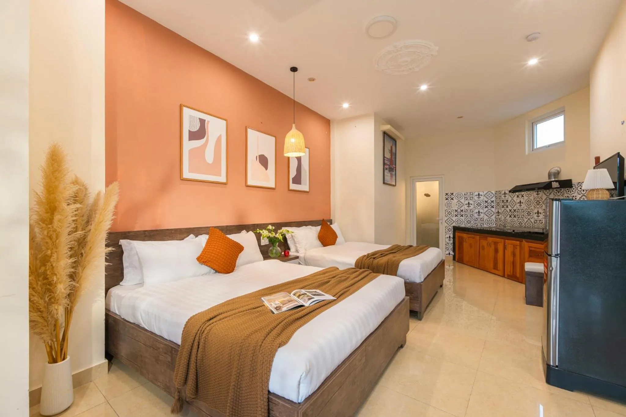 Bed in Green Meadow Central Đà Lạt - O'TEL