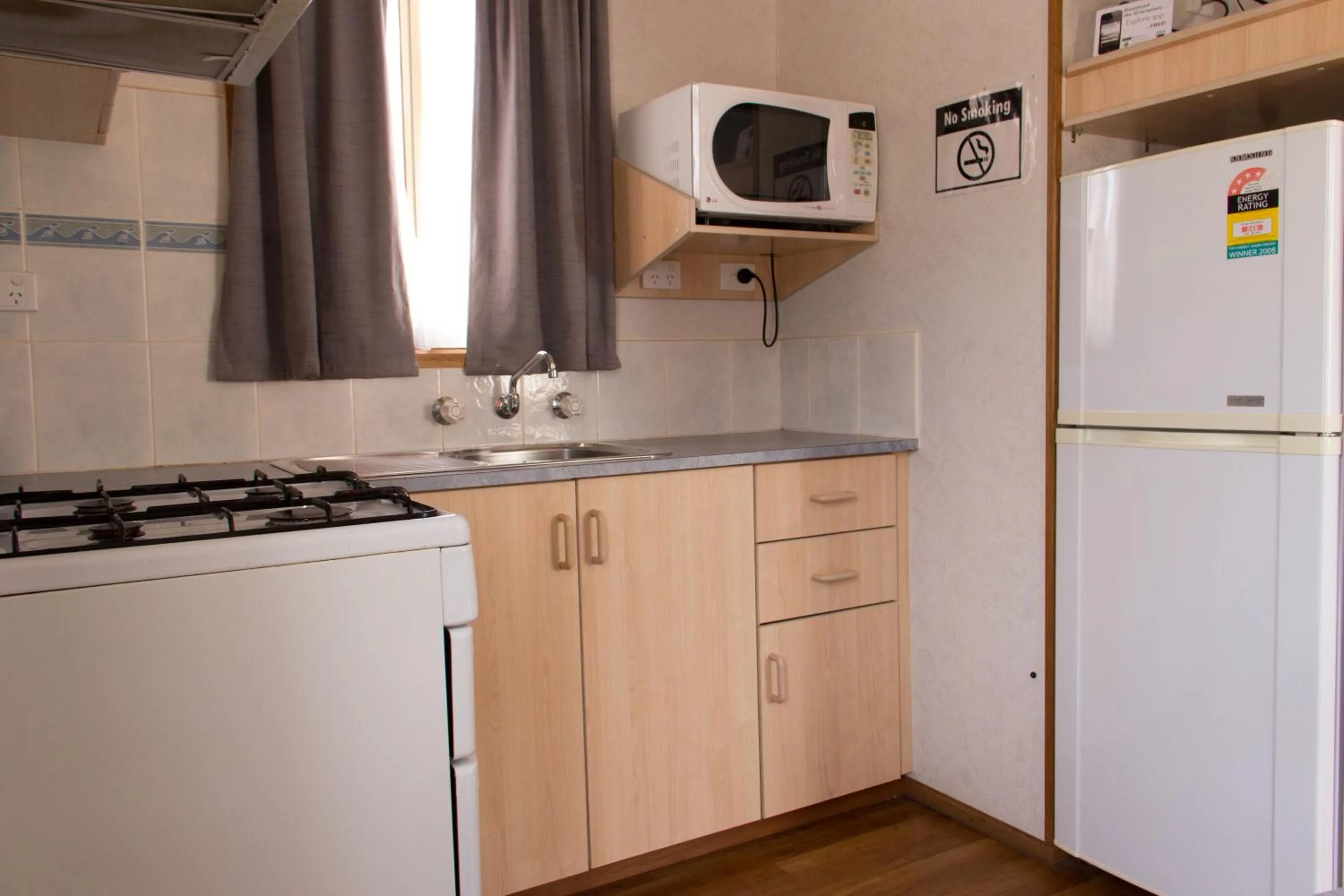 Kitchen or kitchenette in Horsham Holiday Park