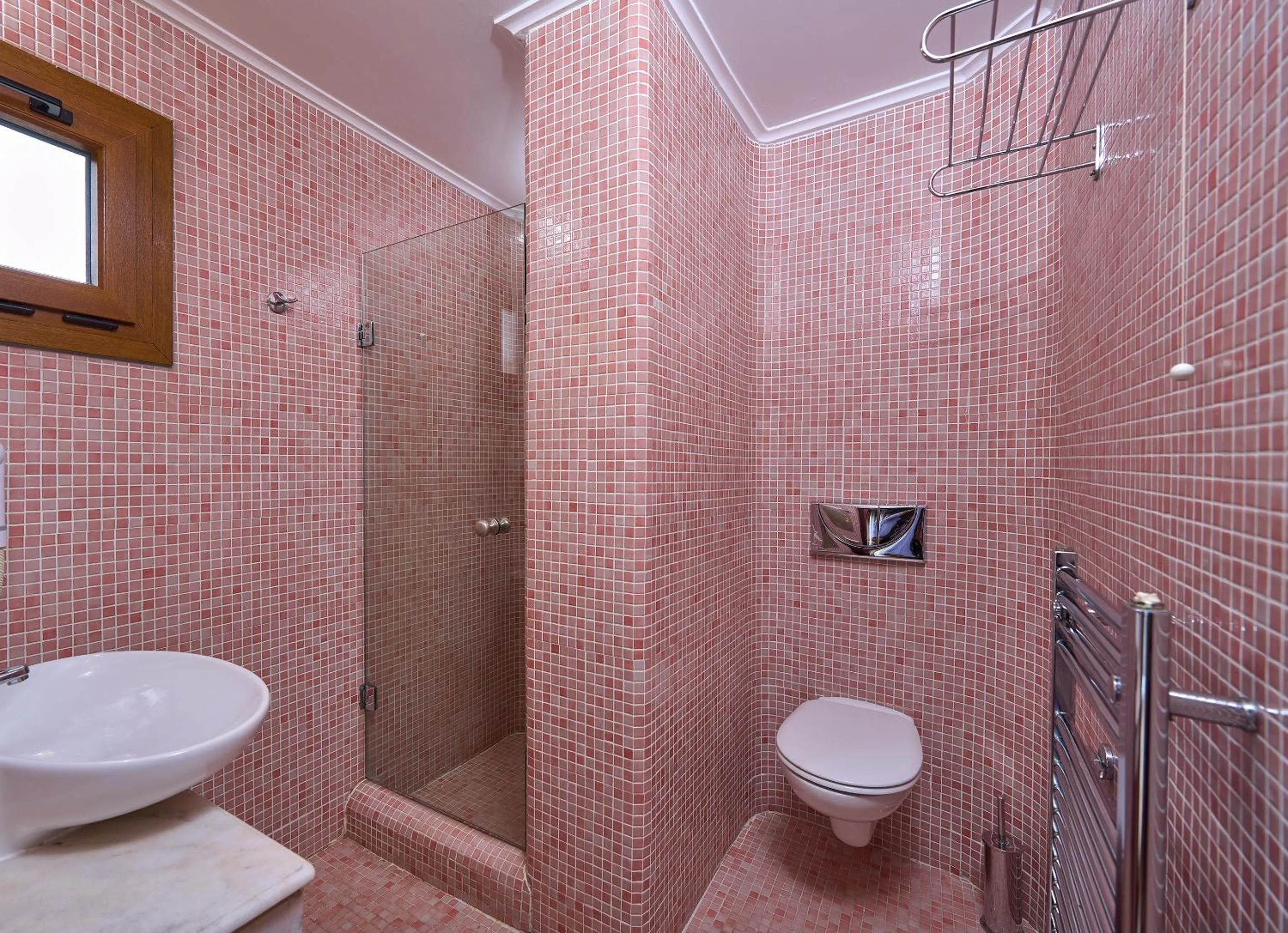 Shower in Olympus Mediterranean Boutique Hotel