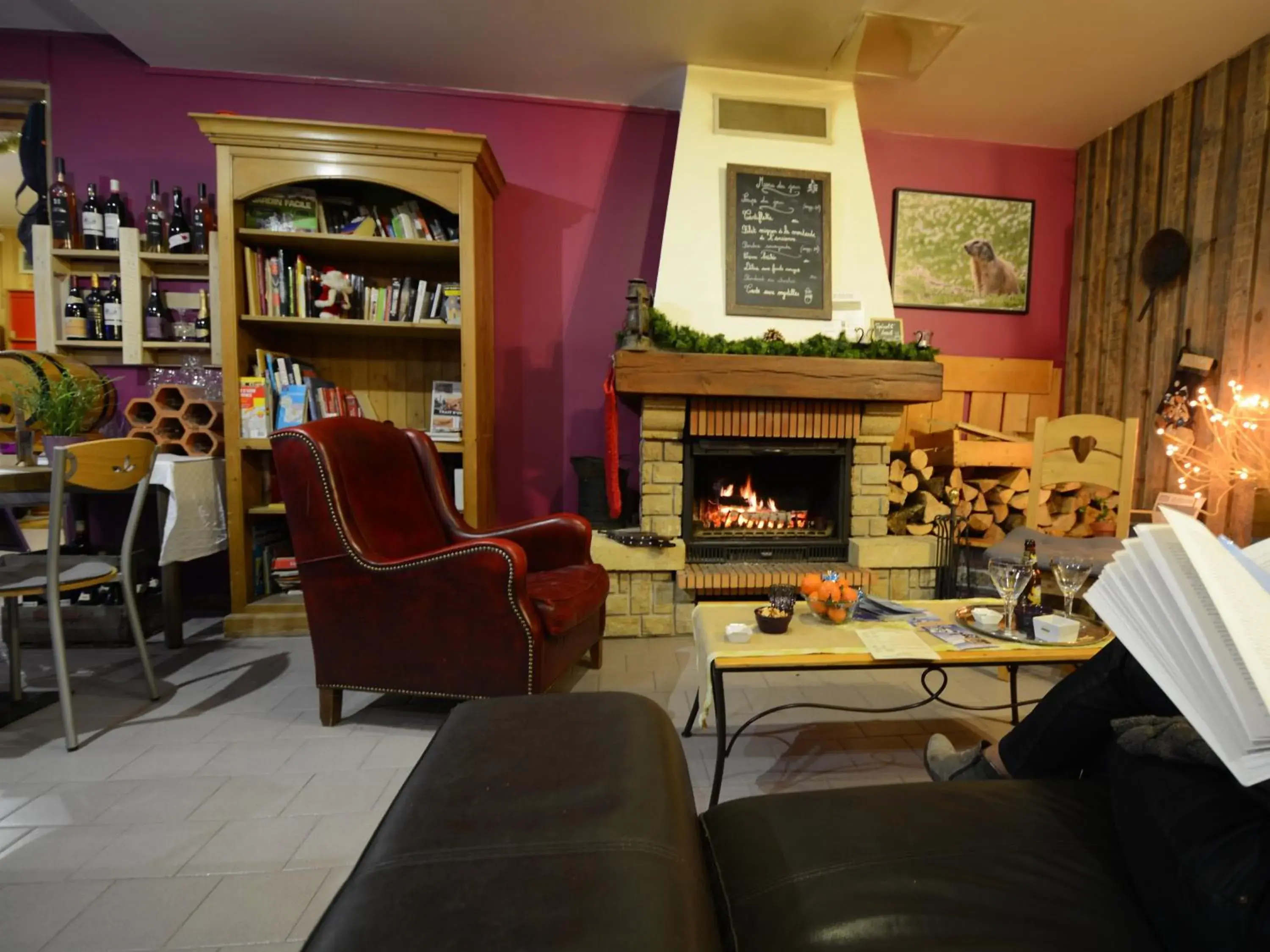 Living room in Hostellerie de Rimplas Living room in Hostellerie de Rimplas