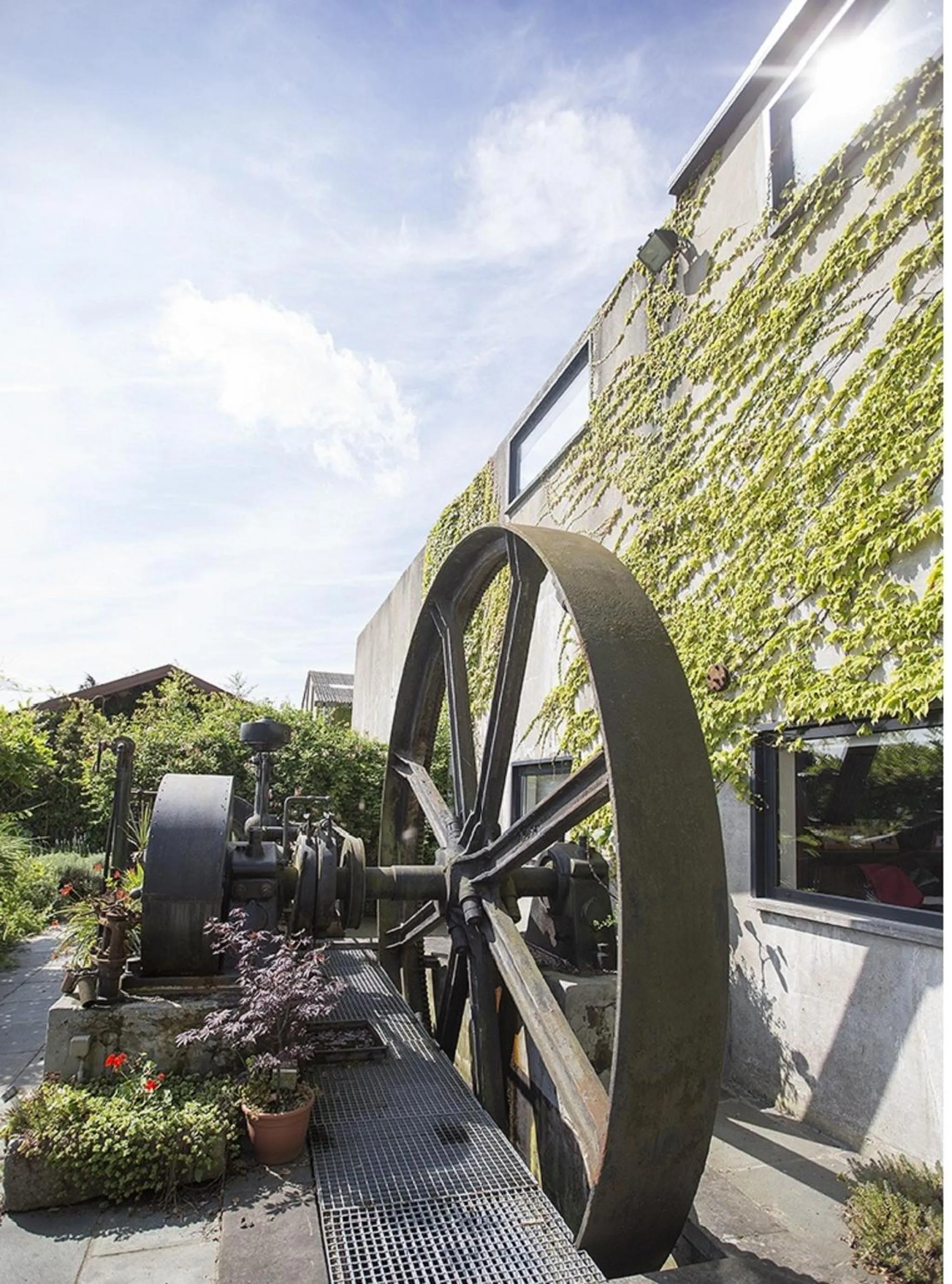 Garden in B&B De Vlaschaerd