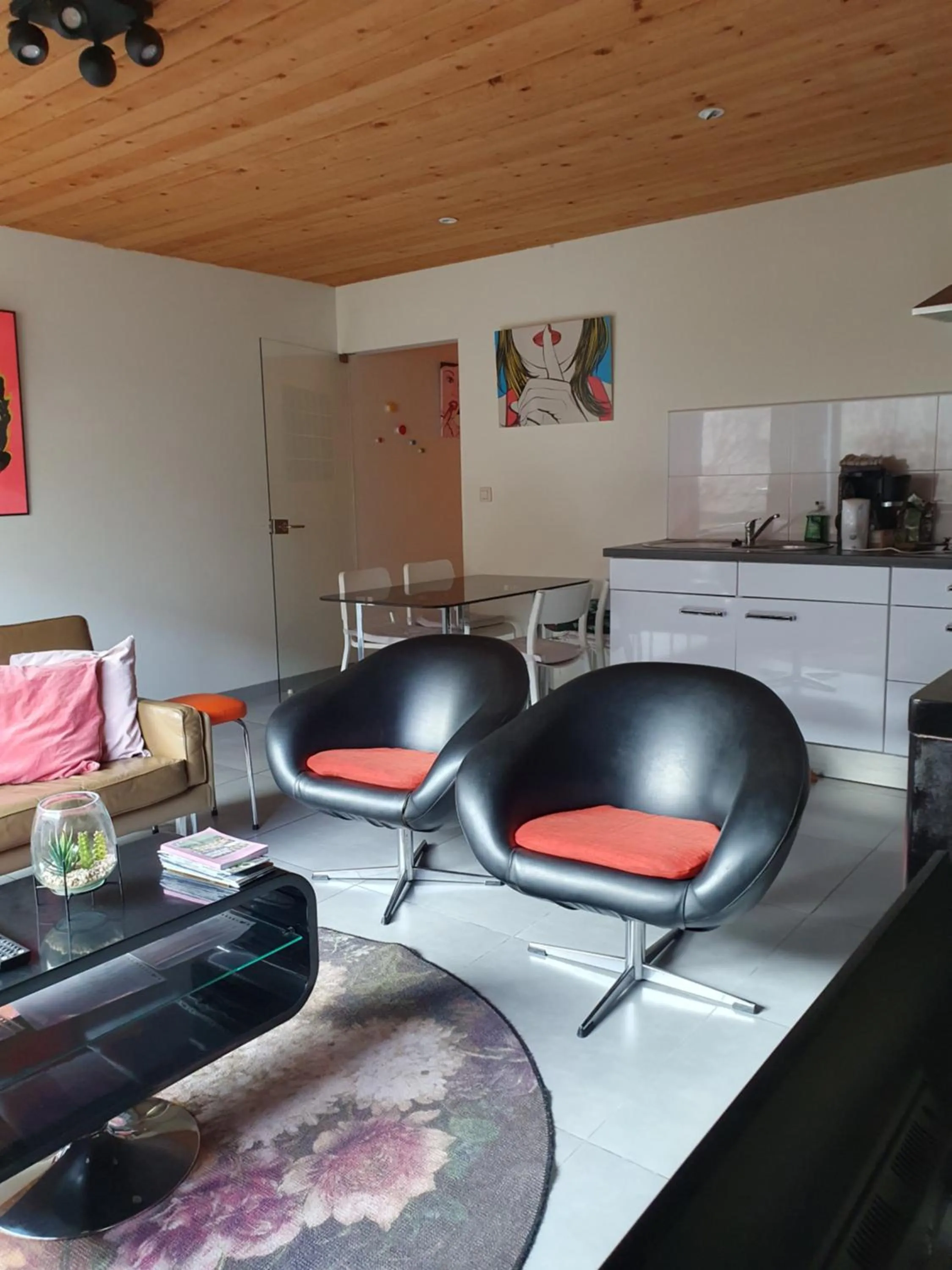 Living room in B&B De Vlaschaerd