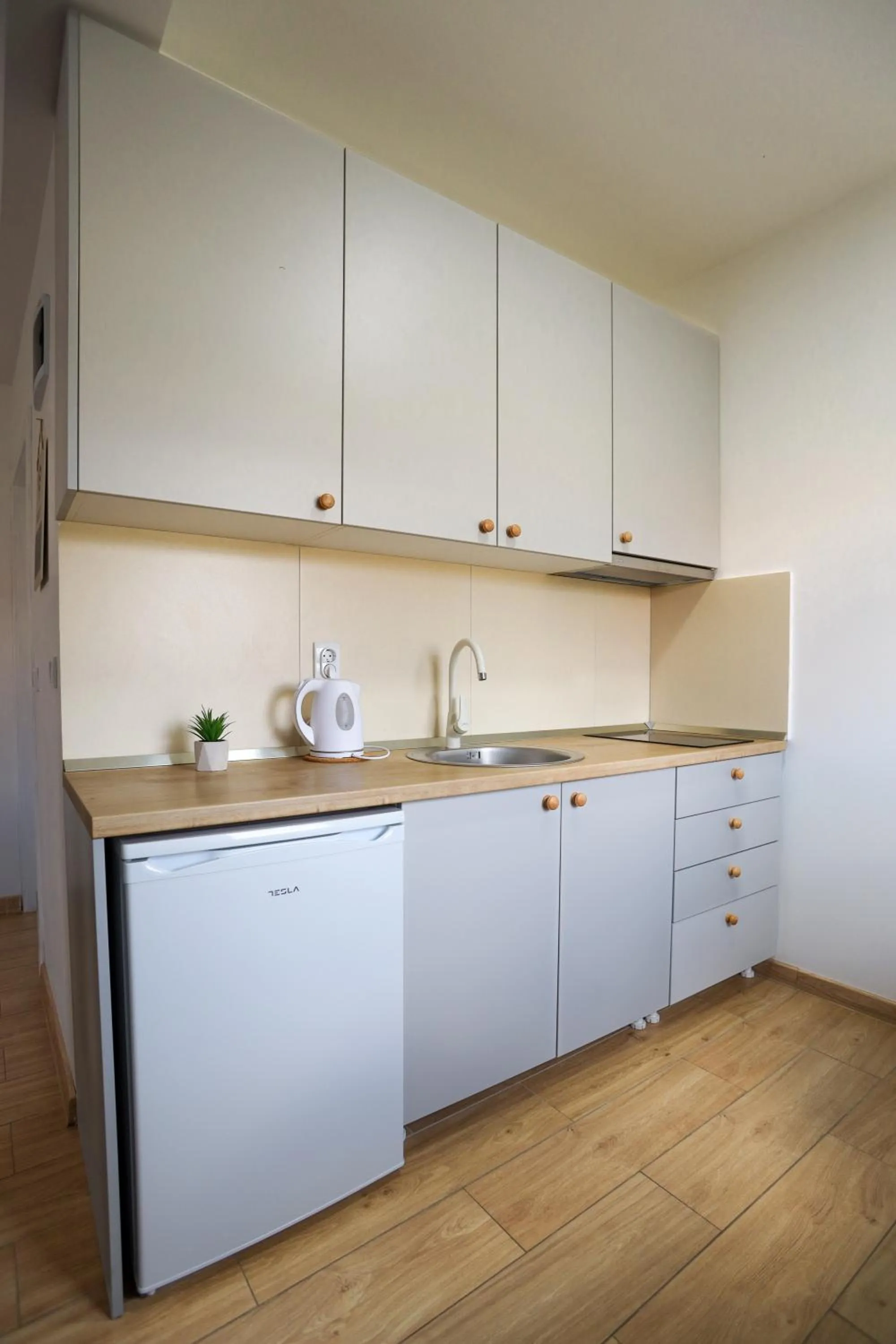 Kitchen or kitchenette in Airport Stay Apartments