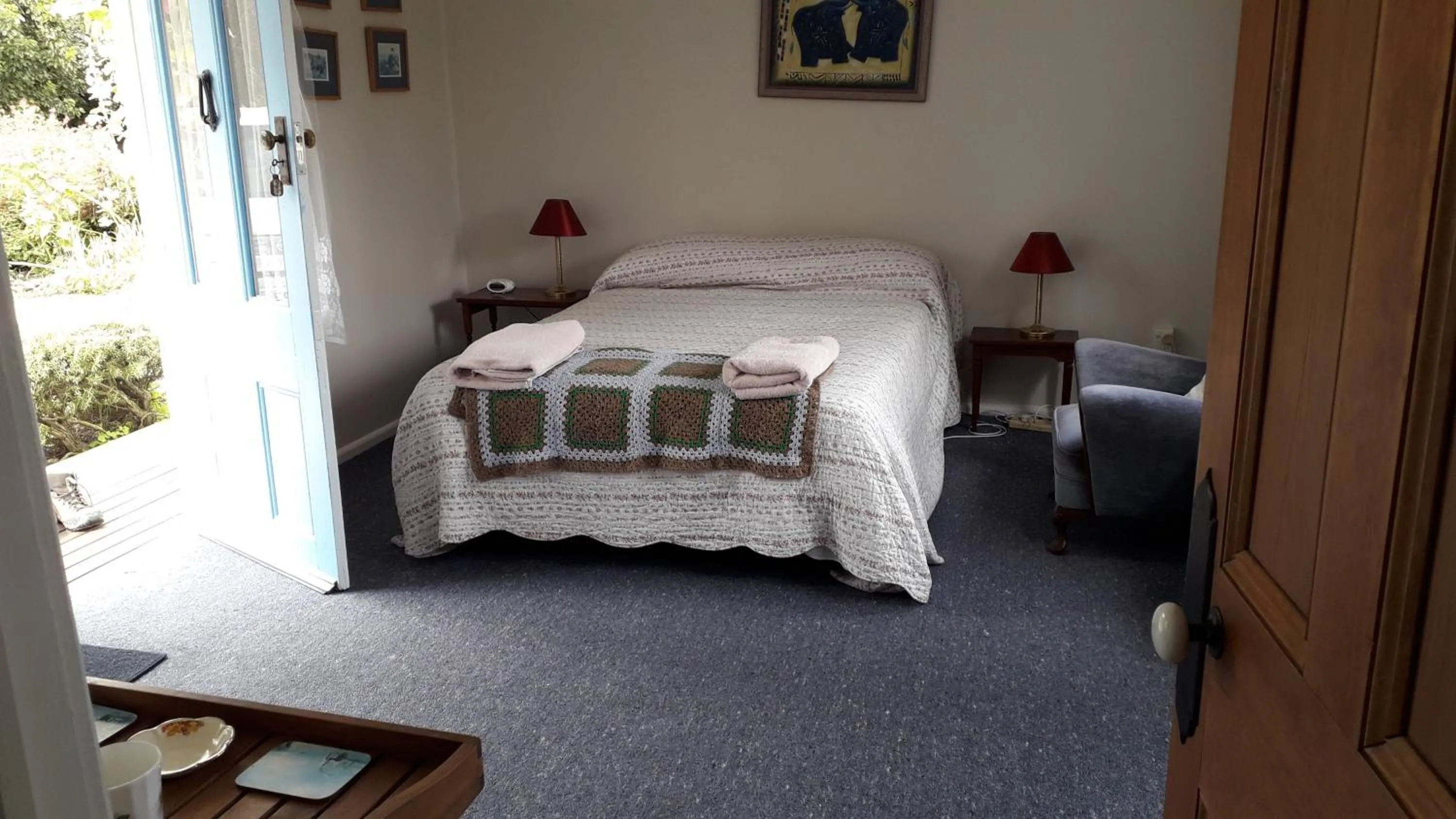 Bedroom, Bed in Western House B&B Kurow