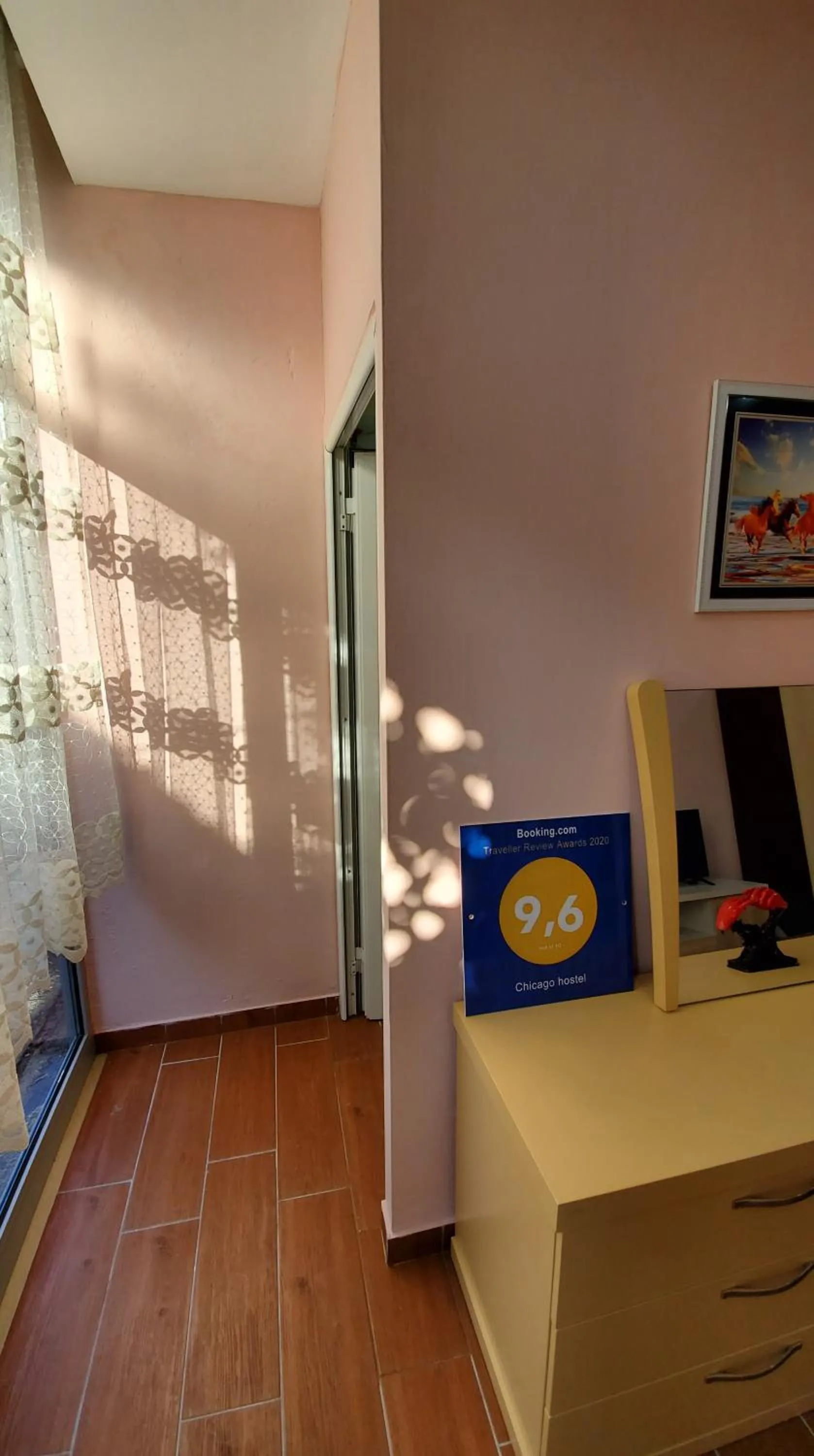 Logo/Certificate/Sign in Chicago hotel