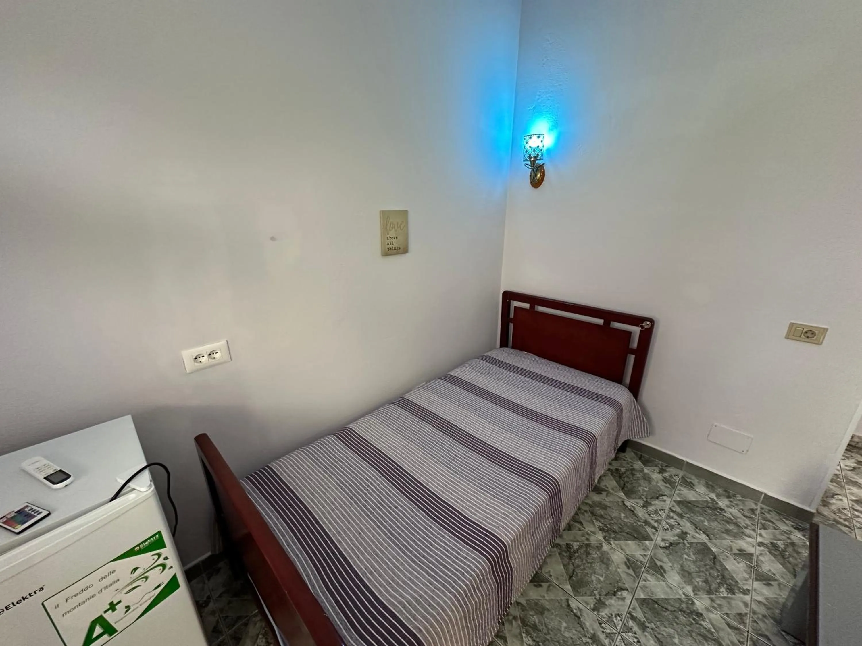 Bed in Chicago hotel