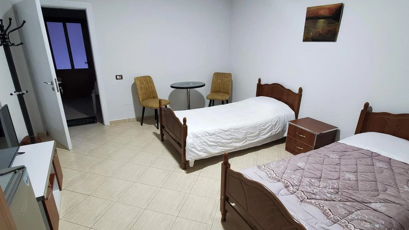 Bed in Chicago hotel