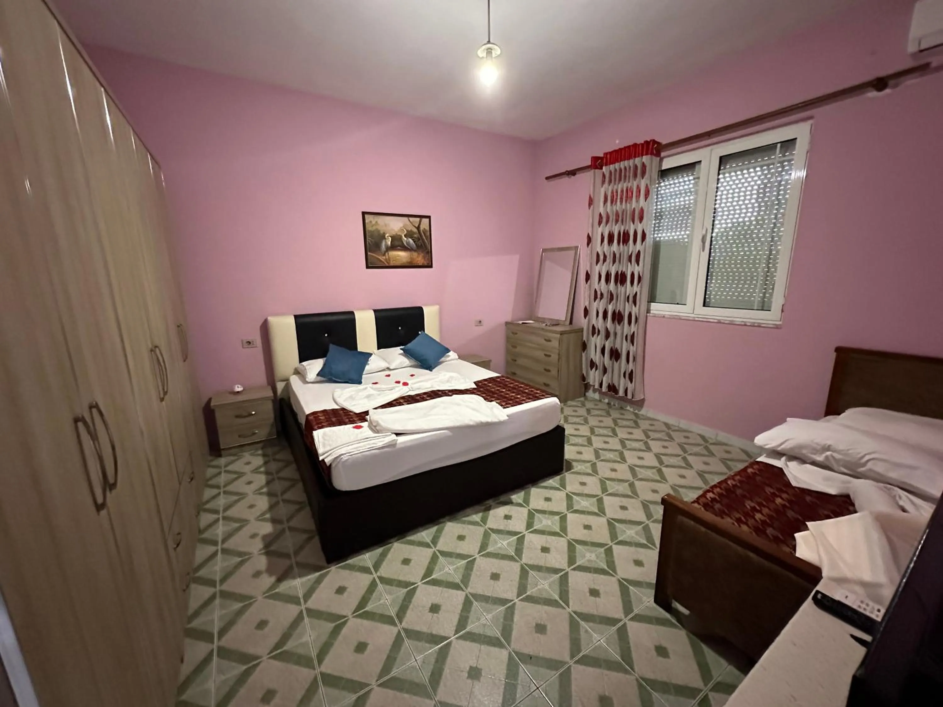 Bed in Chicago hotel