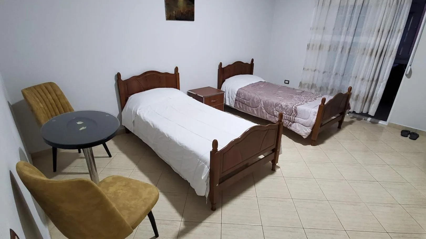 Bed in Chicago hotel