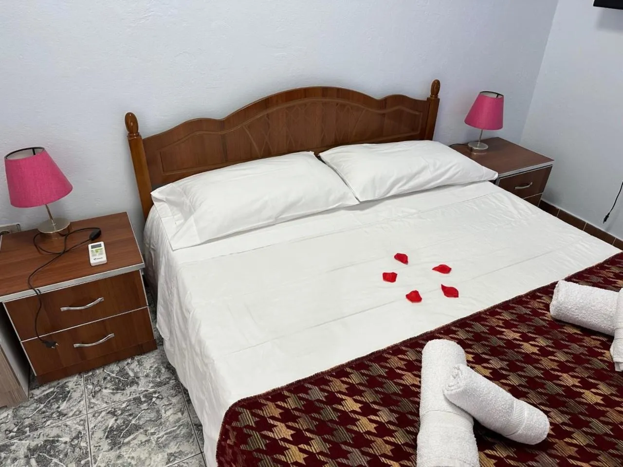 Bed in Chicago hotel