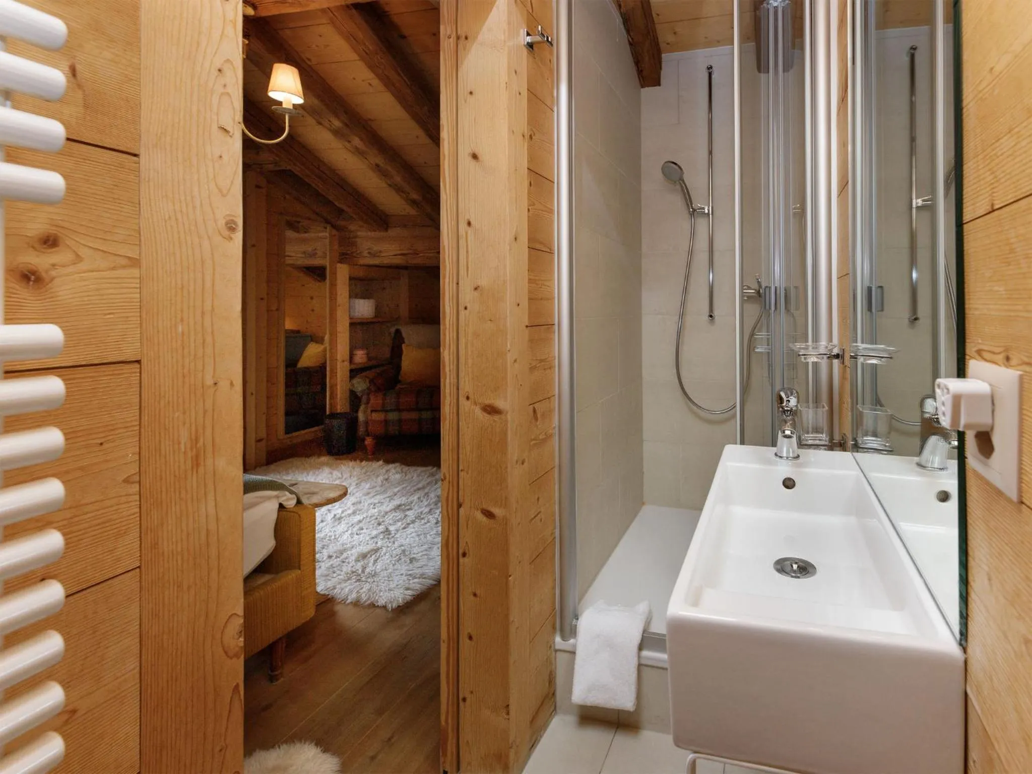 Bathroom in Chalet Saint Piran-1 by Interhome