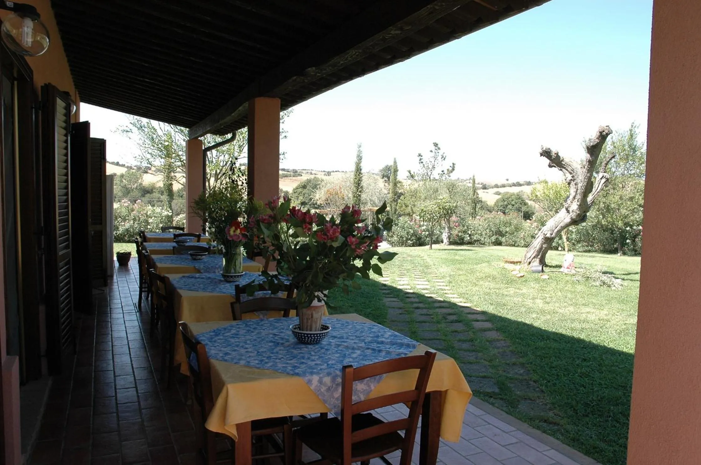 Patio in Agriturismo Pian dei Pini