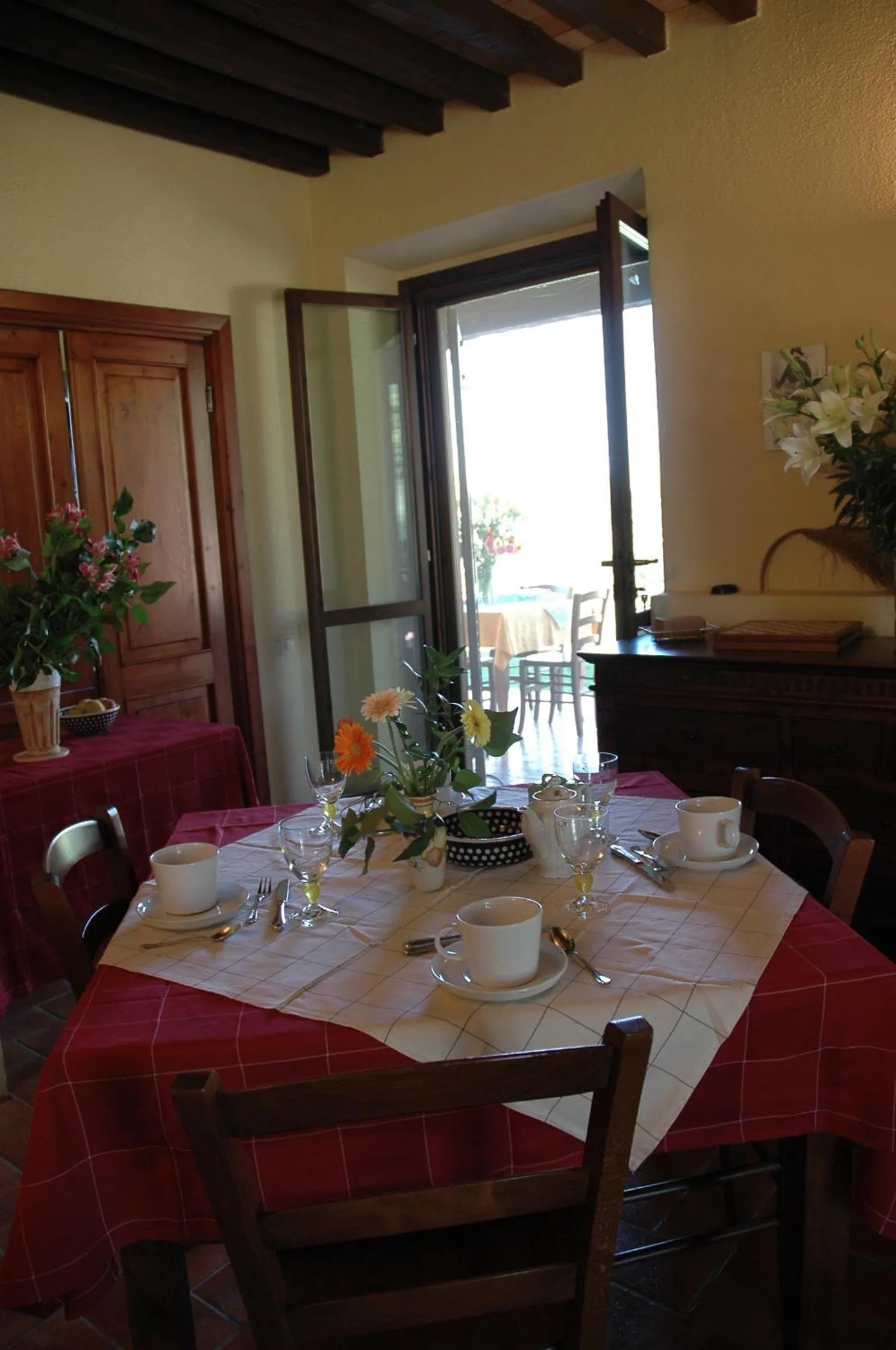 American breakfast in Agriturismo Pian dei Pini