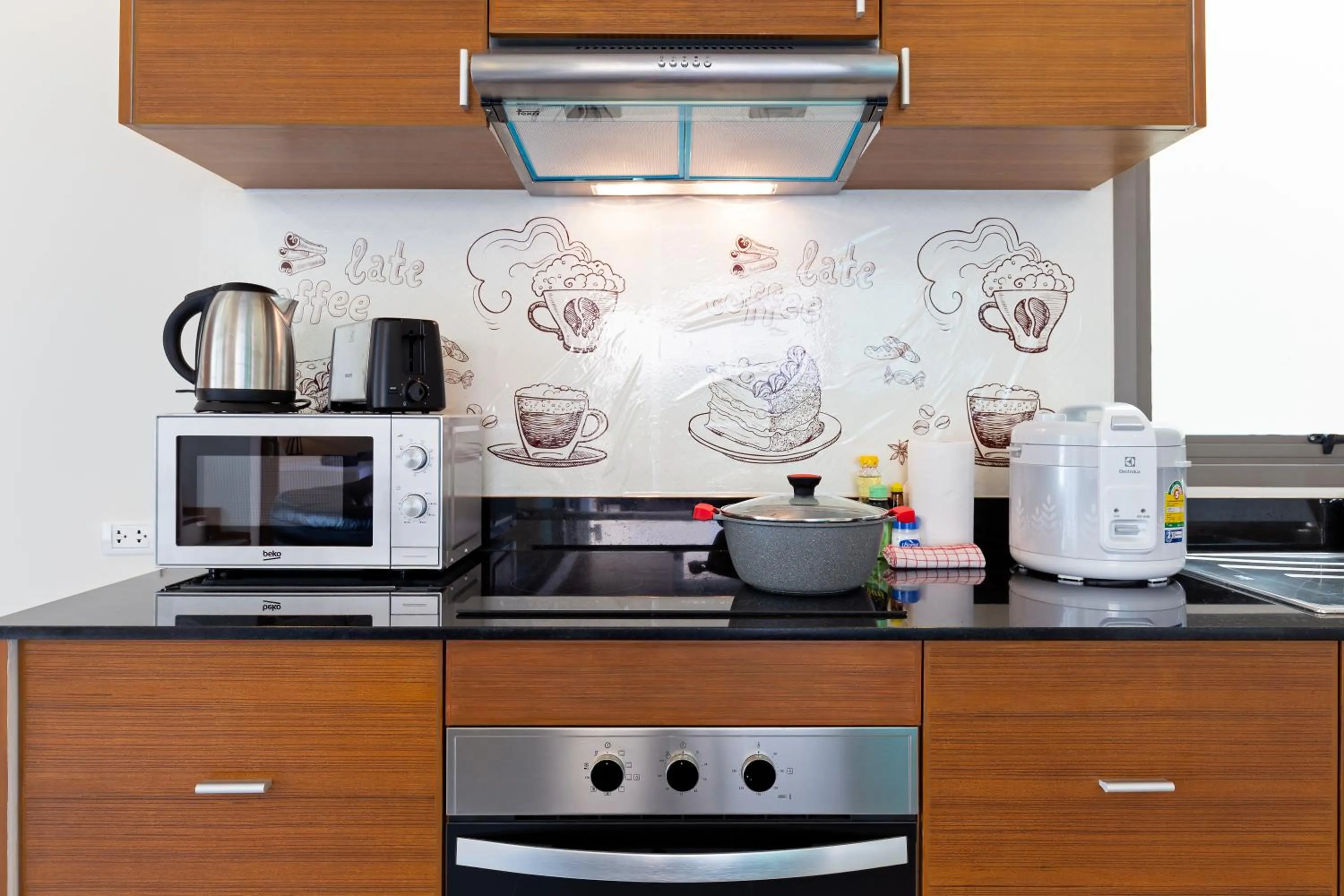 Coffee/tea facilities in Villa Mika