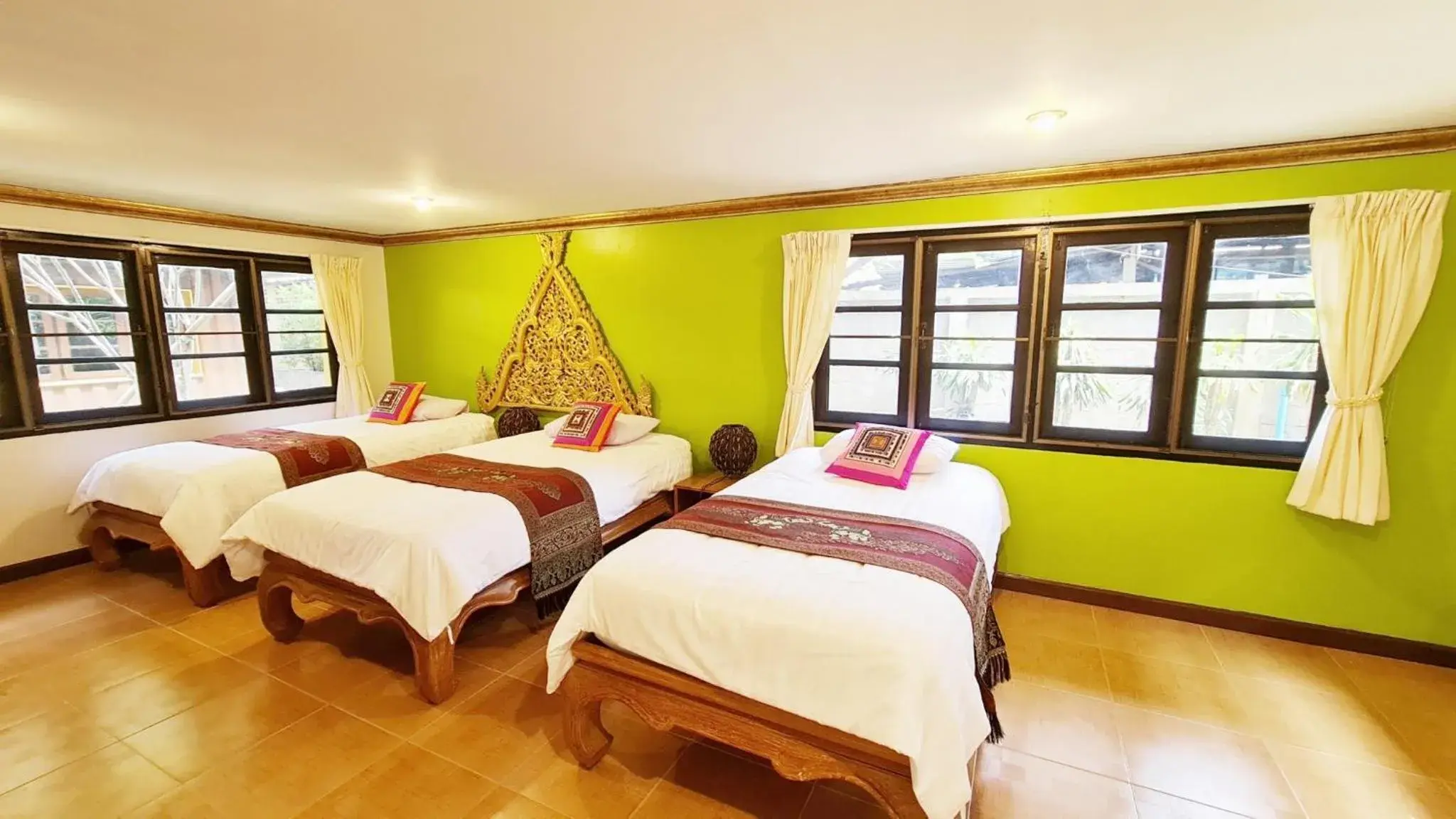 Bed in Hotel Siblanburi Resort Bed in Hotel Siblanburi Resort