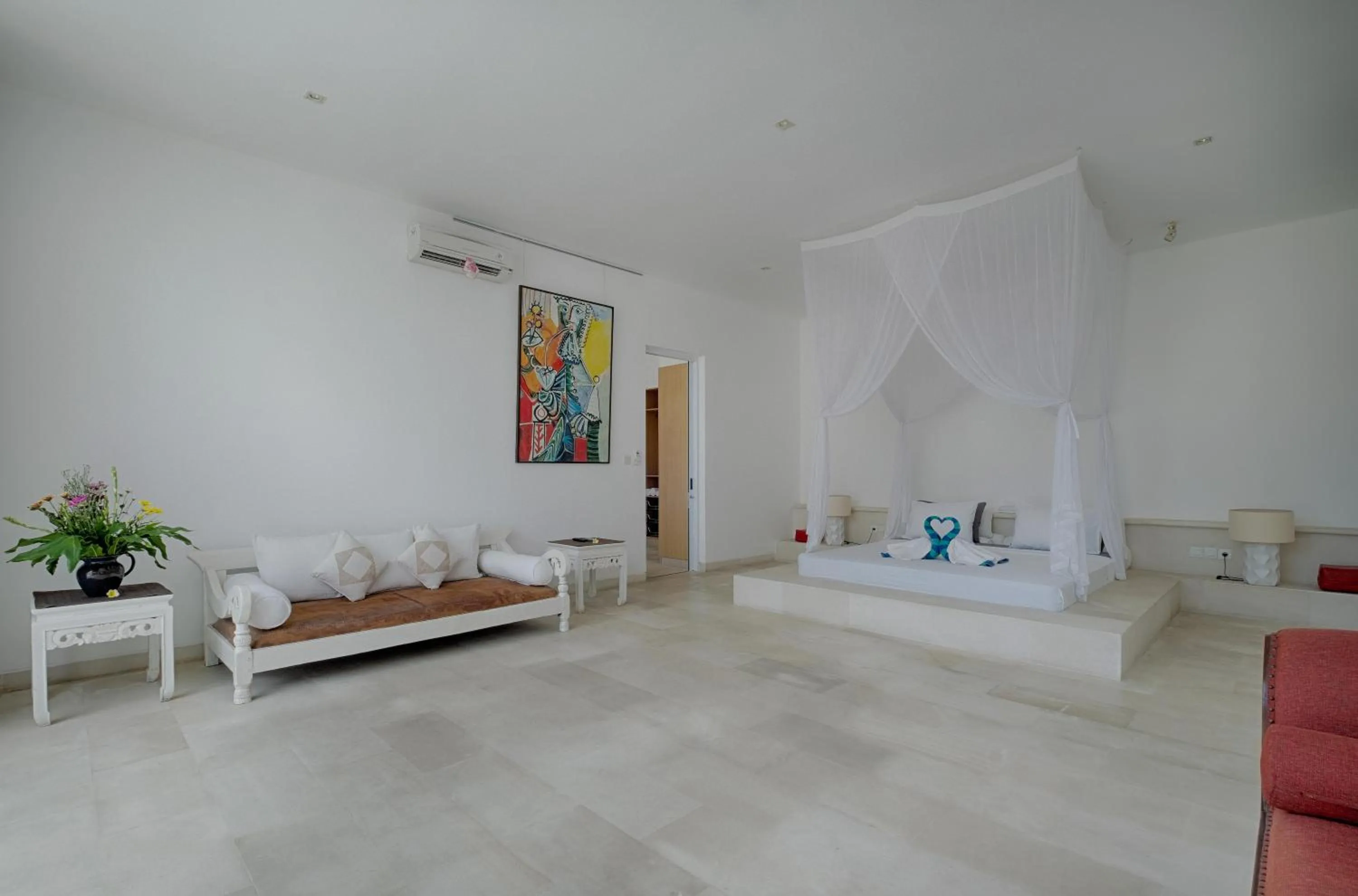 Seating area in Canggu Villa by Sanga Sanga Hospitality