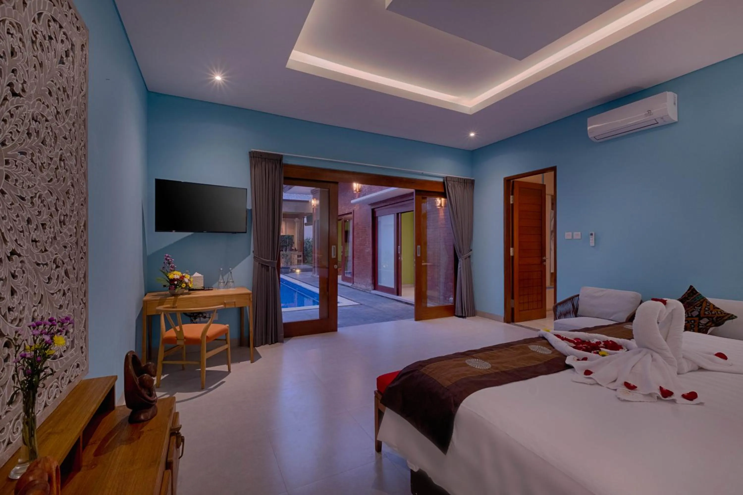 Bedroom, Bed in Canggu Villa by Sanga Sanga Hospitality