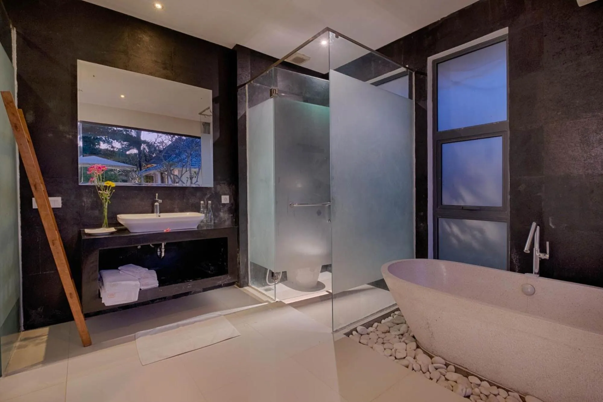 Bathroom in Canggu Villa by Sanga Sanga Hospitality