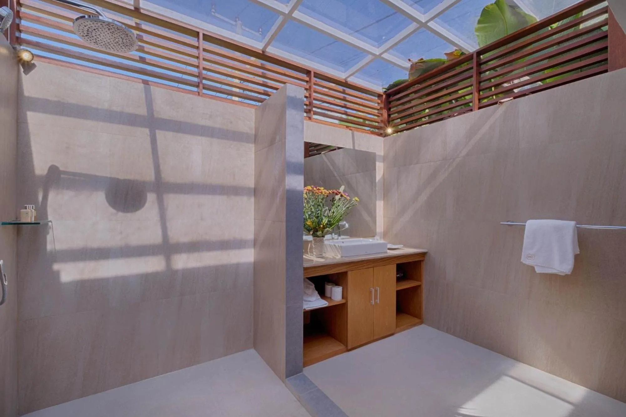 Shower in Canggu Villa by Sanga Sanga Hospitality