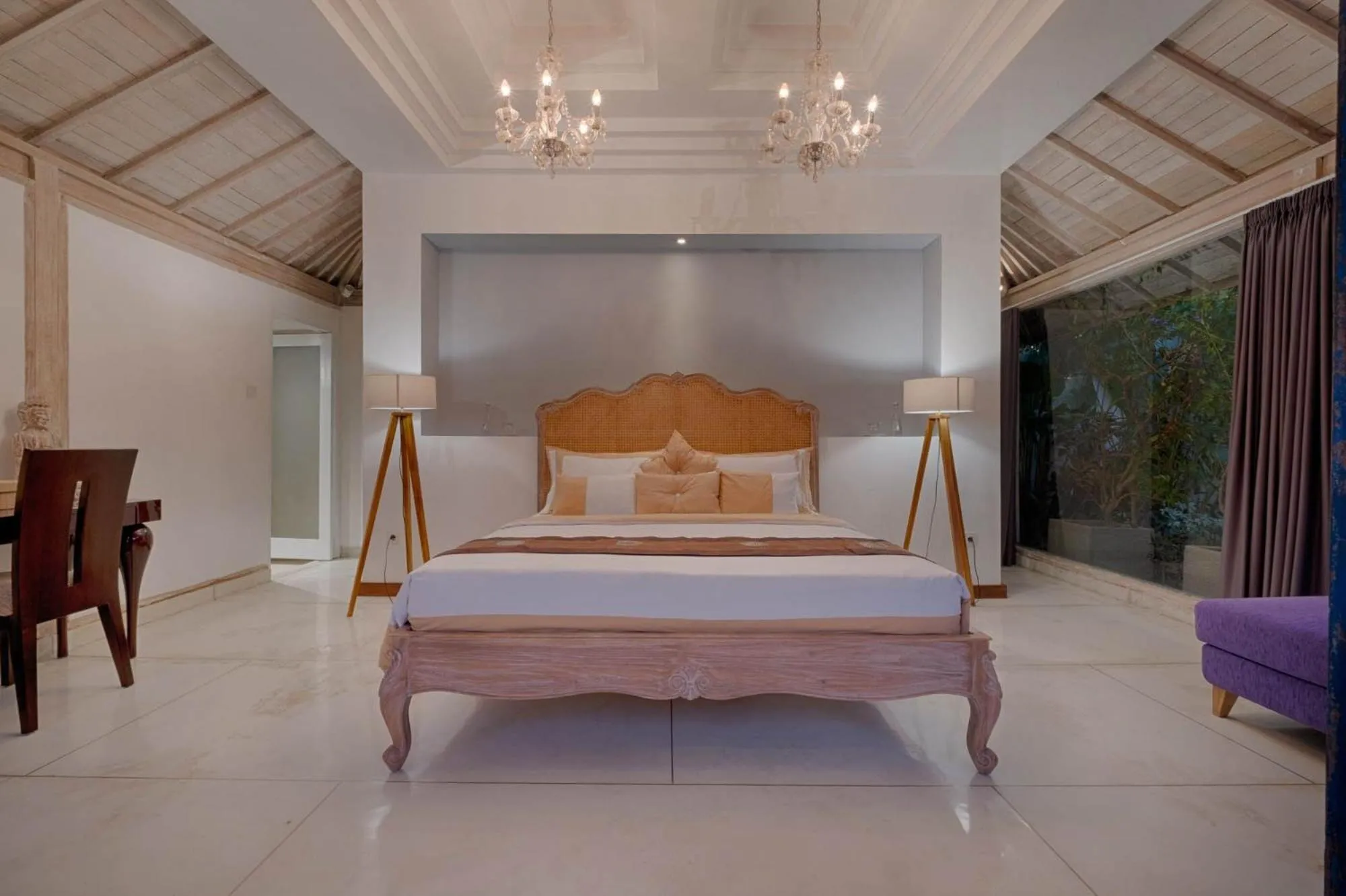 Bed in Canggu Villa by Sanga Sanga Hospitality