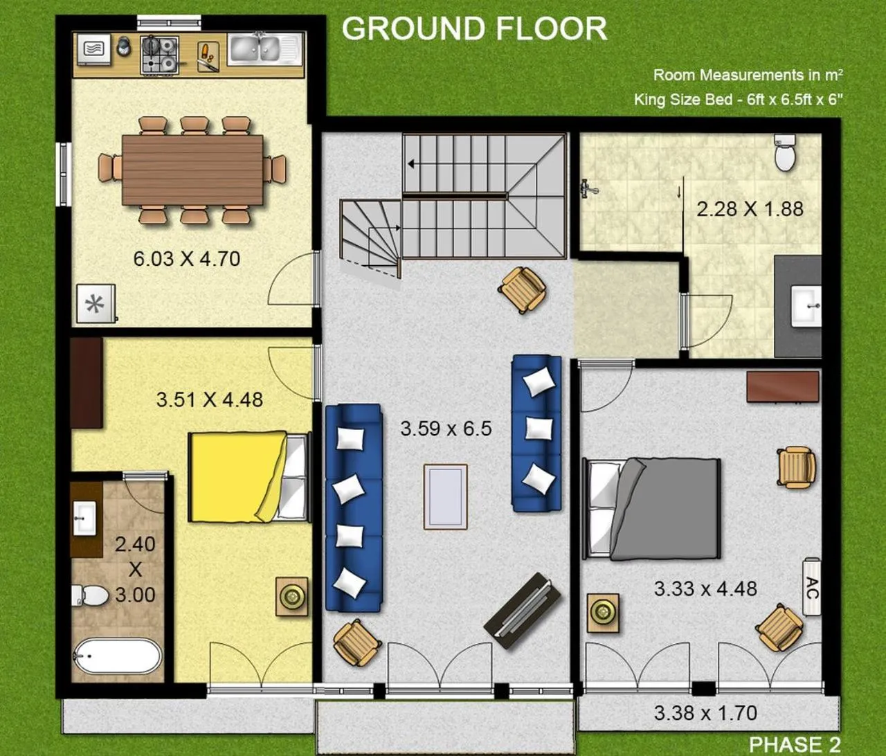 Decorative detail in Villa Calangute Phase 2