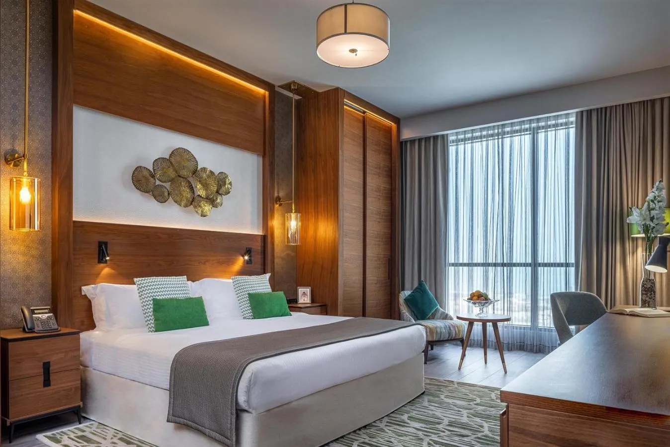 Bedroom, Bed in Ascott Corniche Al Khobar