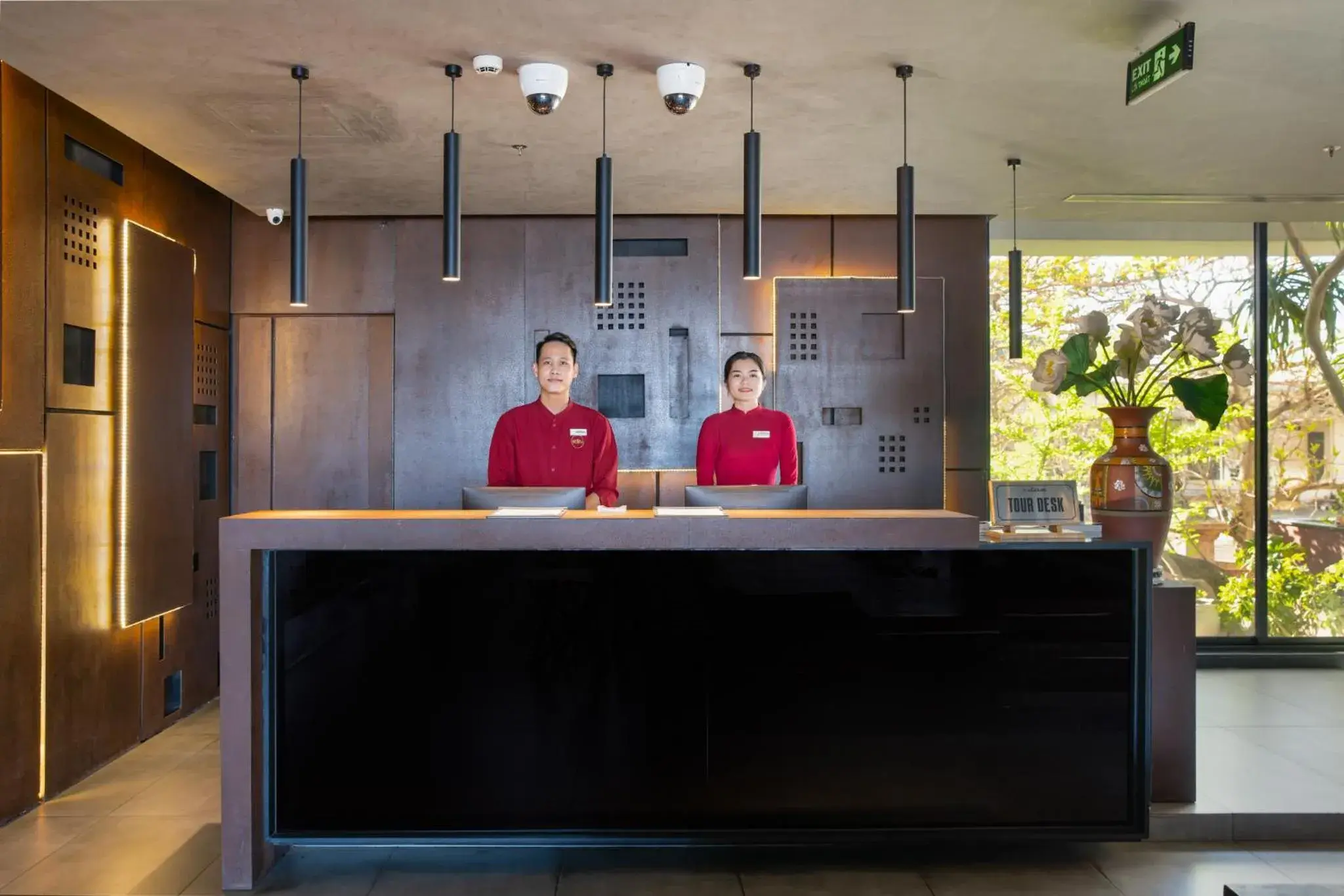 Lobby or reception in The Code Hotel & Spa Da Nang - Included Afternoon Tea in Sky Bar Sea View Lobby or reception in The Code Hotel & Spa Da Nang - Included Afternoon Tea in Sky Bar Sea View