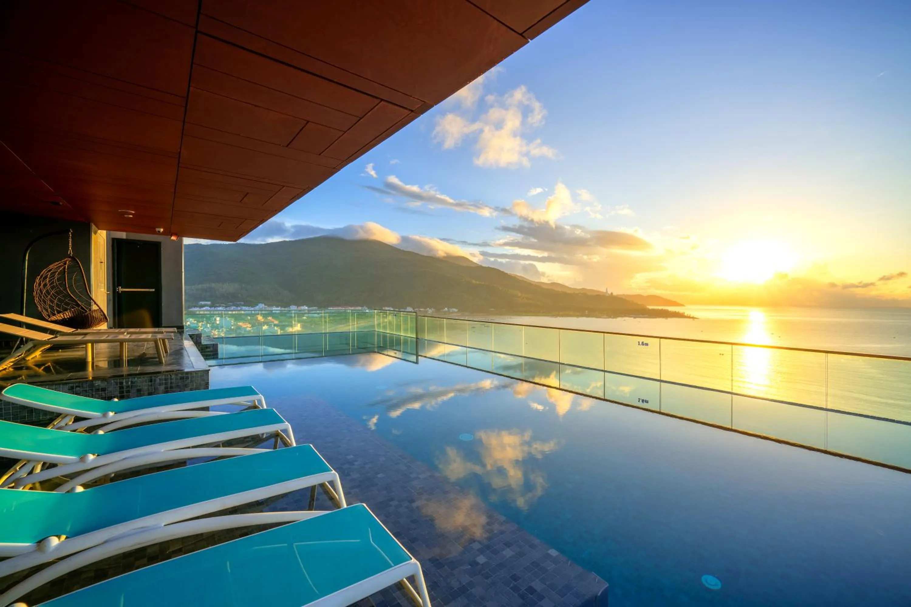Pool view in The Code Hotel & Spa Da Nang - Complimentary Daily Afternoon Tea in Sky Bar
