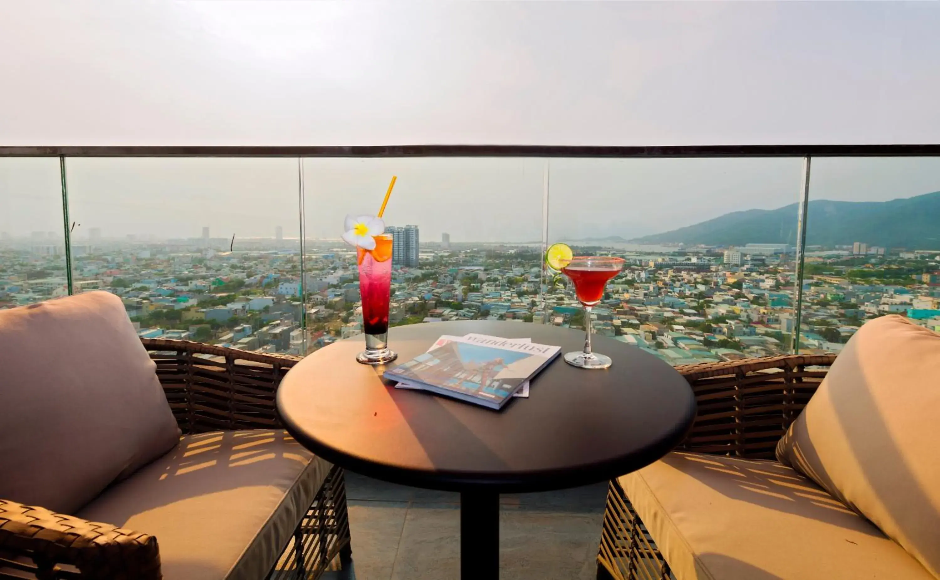 Lounge or bar in The Code Hotel & Spa Da Nang - Included Afternoon Tea in Sky Bar Sea View Lounge or bar in The Code Hotel & Spa Da Nang - Included Afternoon Tea in Sky Bar Sea View