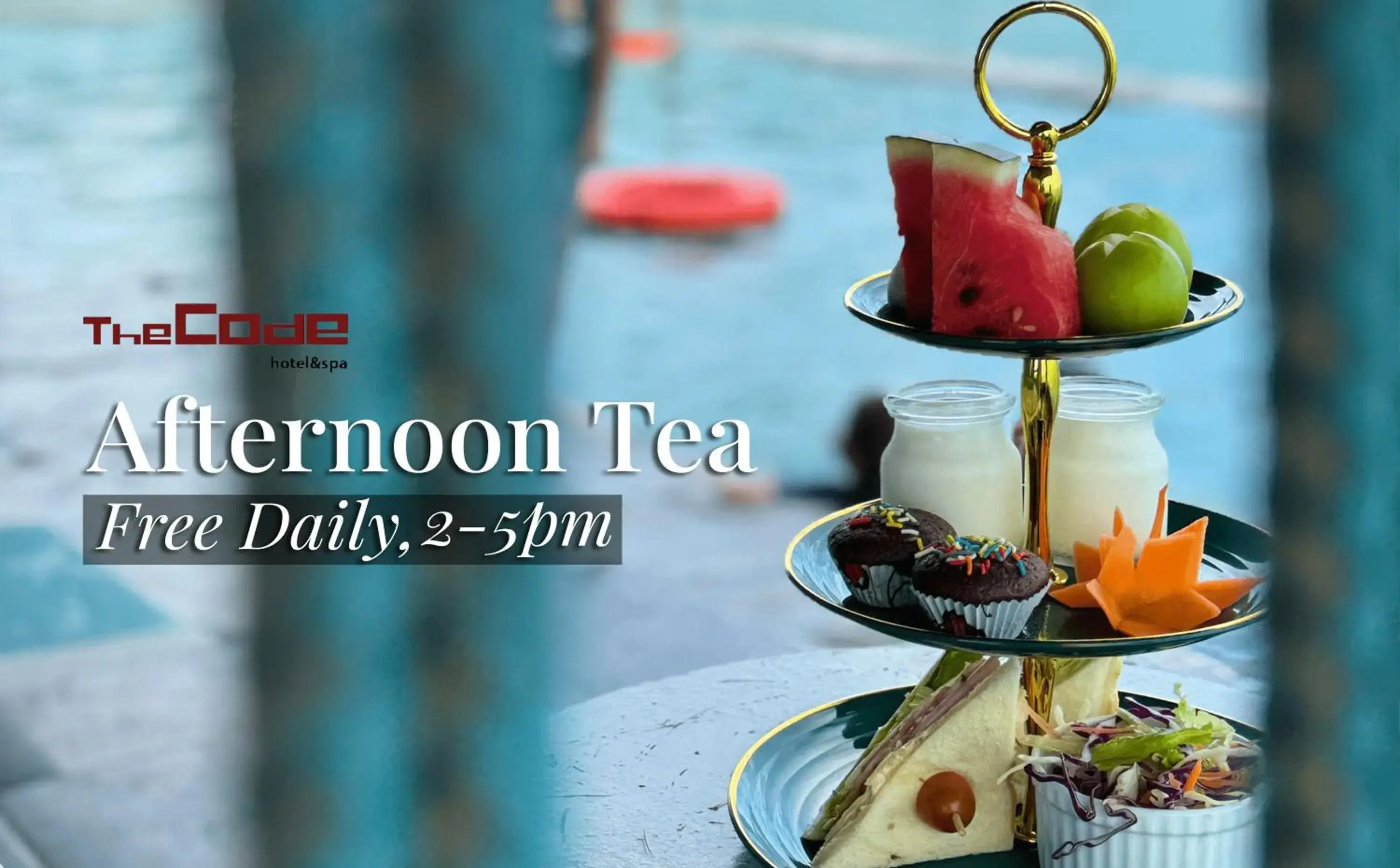 Food and drinks in The Code Hotel & Spa Da Nang - Included Afternoon Tea in Sky Bar Sea View Food and drinks in The Code Hotel & Spa Da Nang - Included Afternoon Tea in Sky Bar Sea View