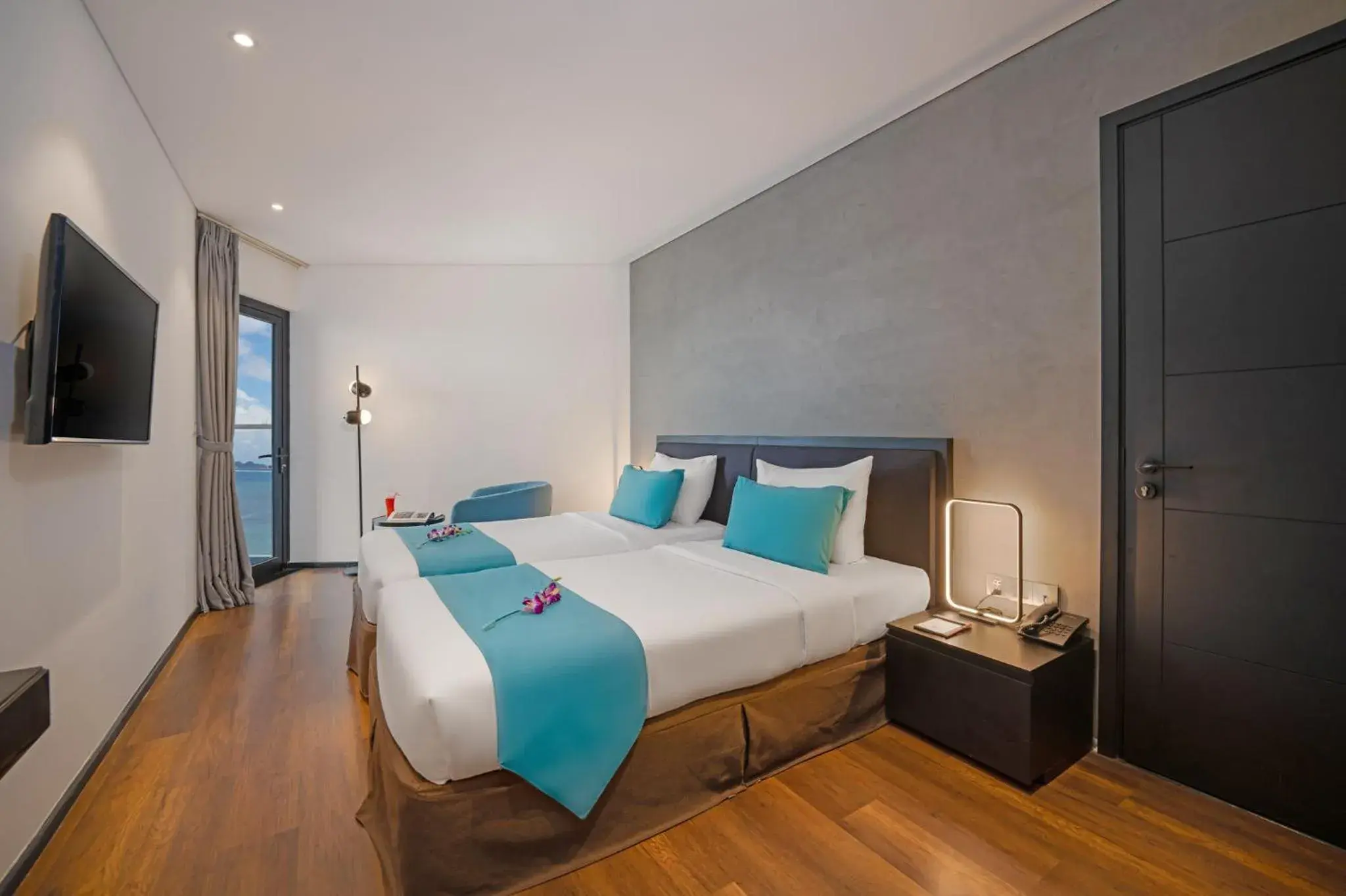 Bed in The Code Hotel & Spa Da Nang - Included Afternoon Tea in Sky Bar Sea View Bed in The Code Hotel & Spa Da Nang - Included Afternoon Tea in Sky Bar Sea View