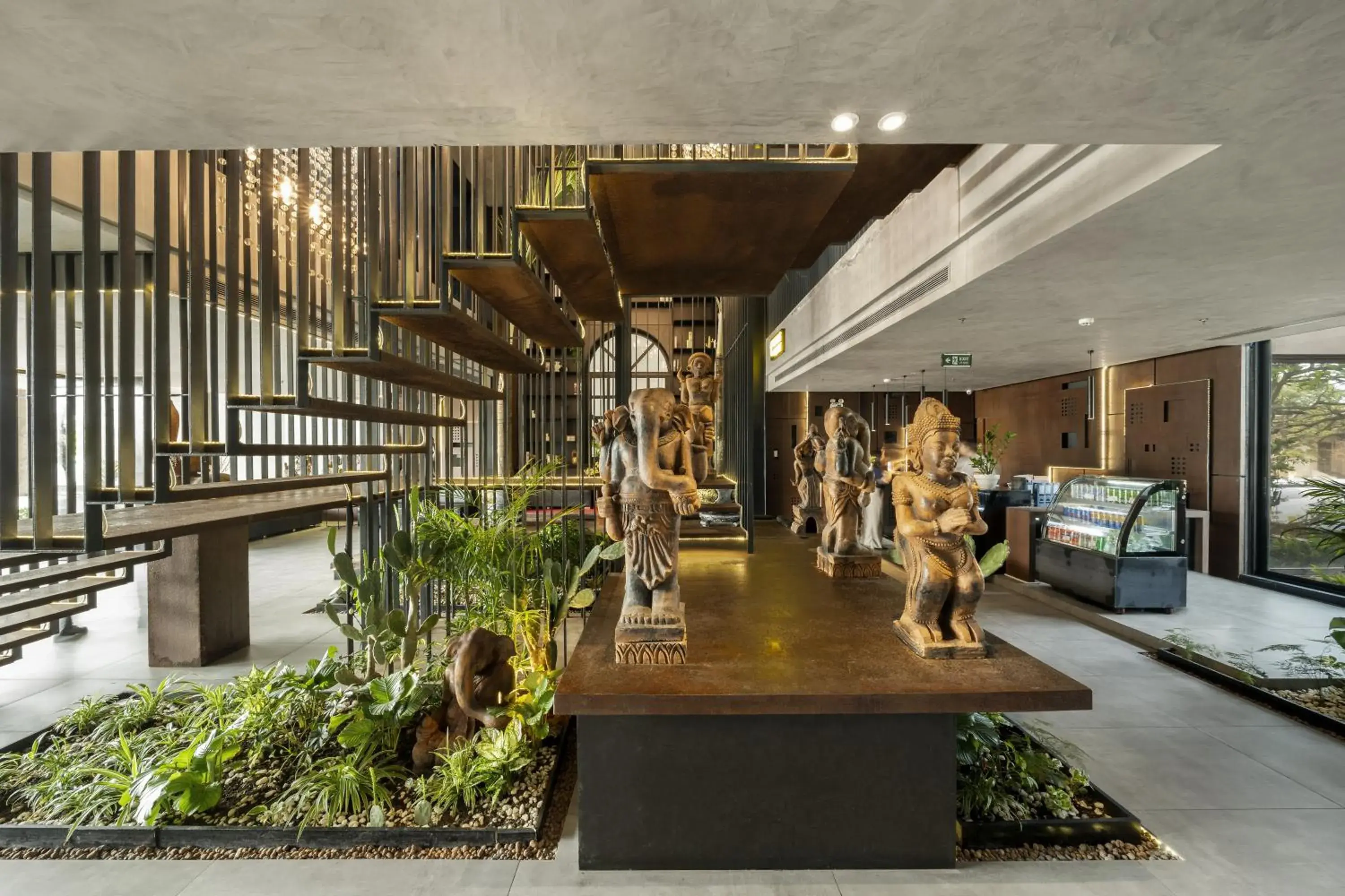 Lobby or reception in The Code Hotel & Spa Da Nang - Included Afternoon Tea in Sky Bar Sea View Lobby or reception in The Code Hotel & Spa Da Nang - Included Afternoon Tea in Sky Bar Sea View