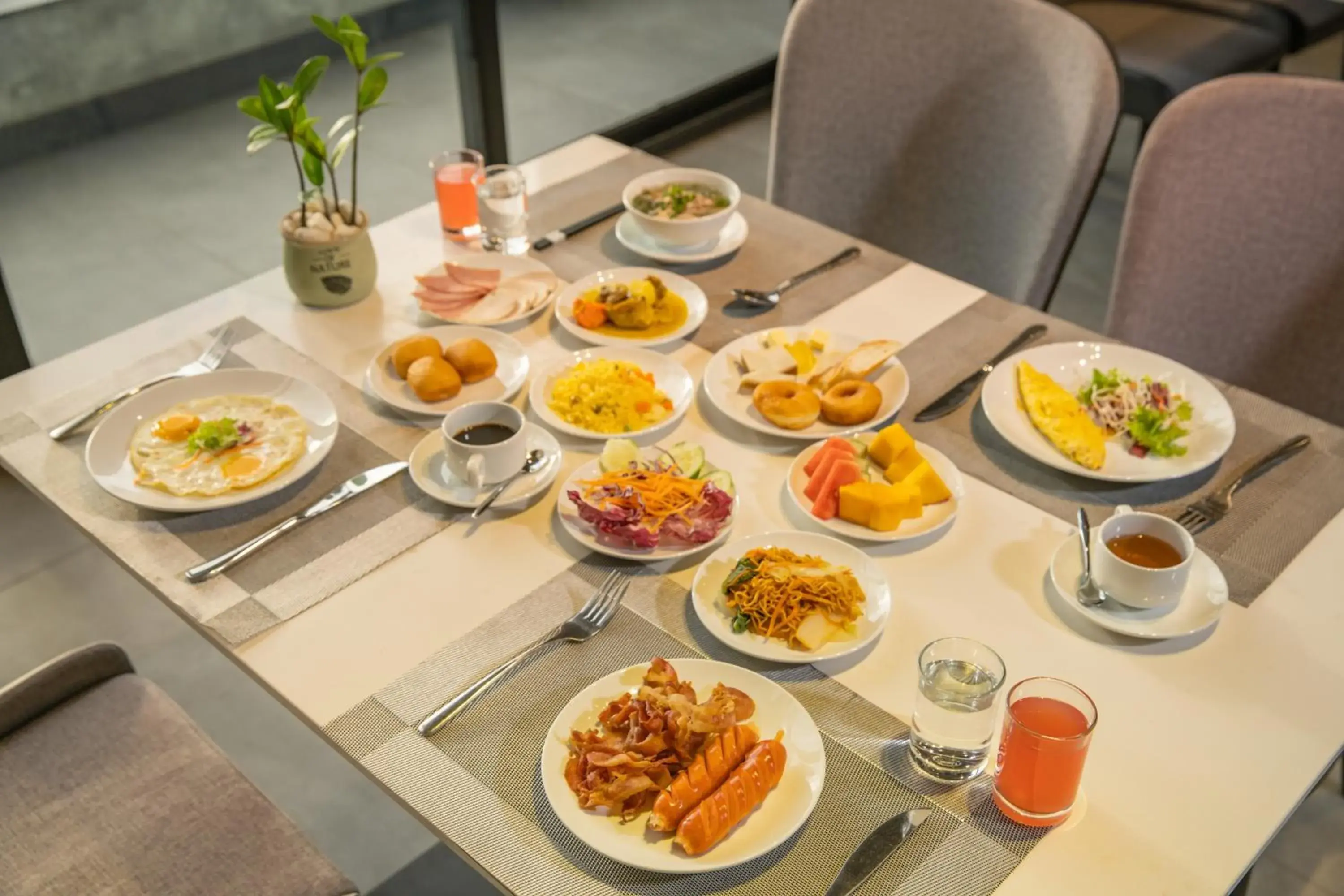 Breakfast in The Code Hotel & Spa Da Nang - Included Afternoon Tea in Sky Bar Sea View Breakfast in The Code Hotel & Spa Da Nang - Included Afternoon Tea in Sky Bar Sea View