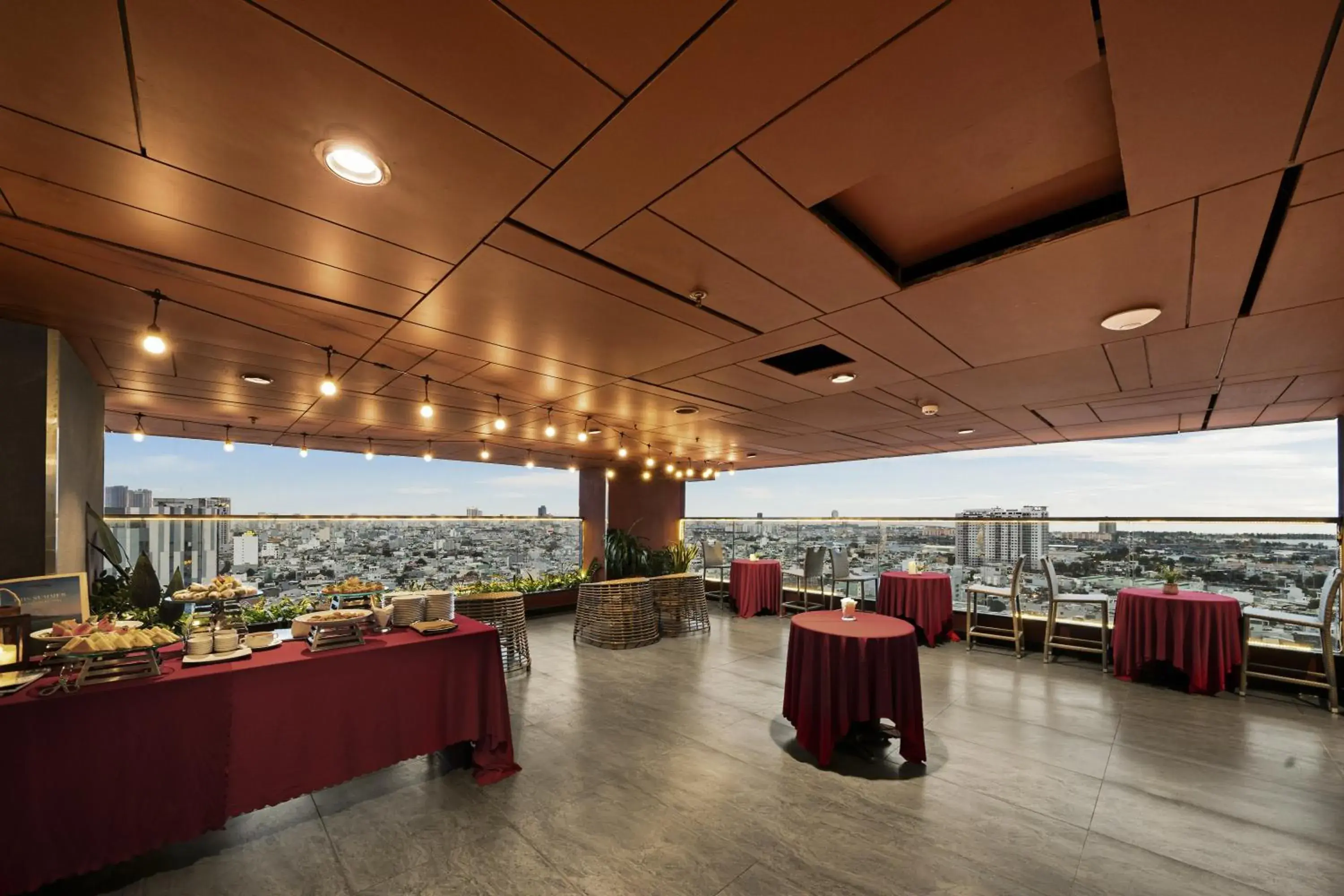 Lounge or bar in The Code Hotel & Spa Da Nang - Included Afternoon Tea in Sky Bar Sea View Lounge or bar in The Code Hotel & Spa Da Nang - Included Afternoon Tea in Sky Bar Sea View