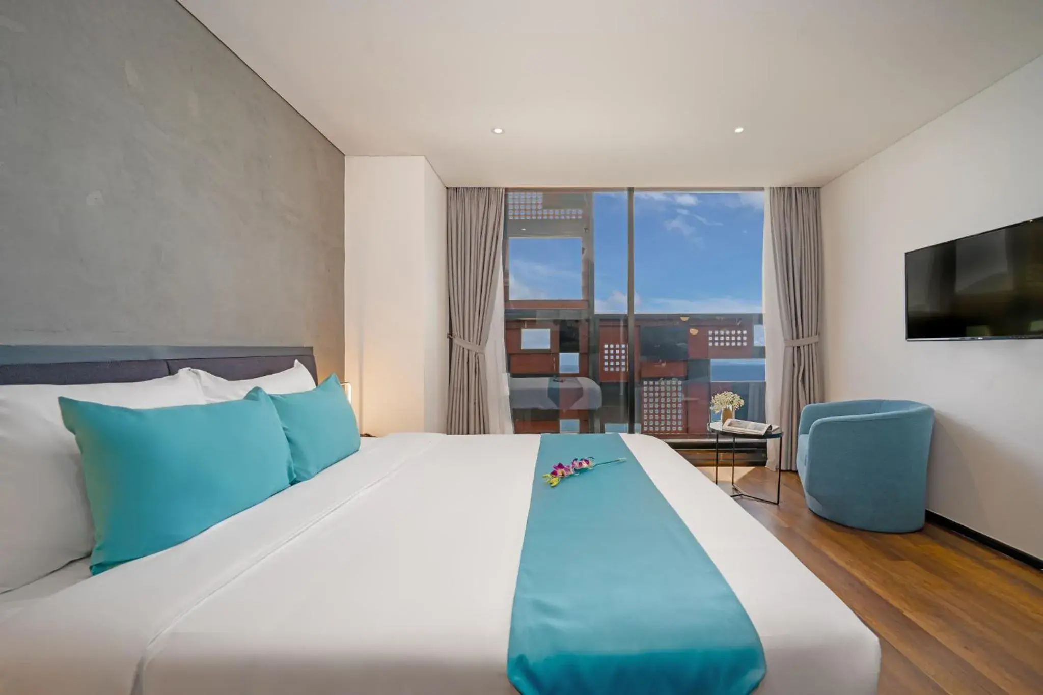 Bed in The Code Hotel & Spa Da Nang - Included Afternoon Tea in Sky Bar Sea View Bed in The Code Hotel & Spa Da Nang - Included Afternoon Tea in Sky Bar Sea View