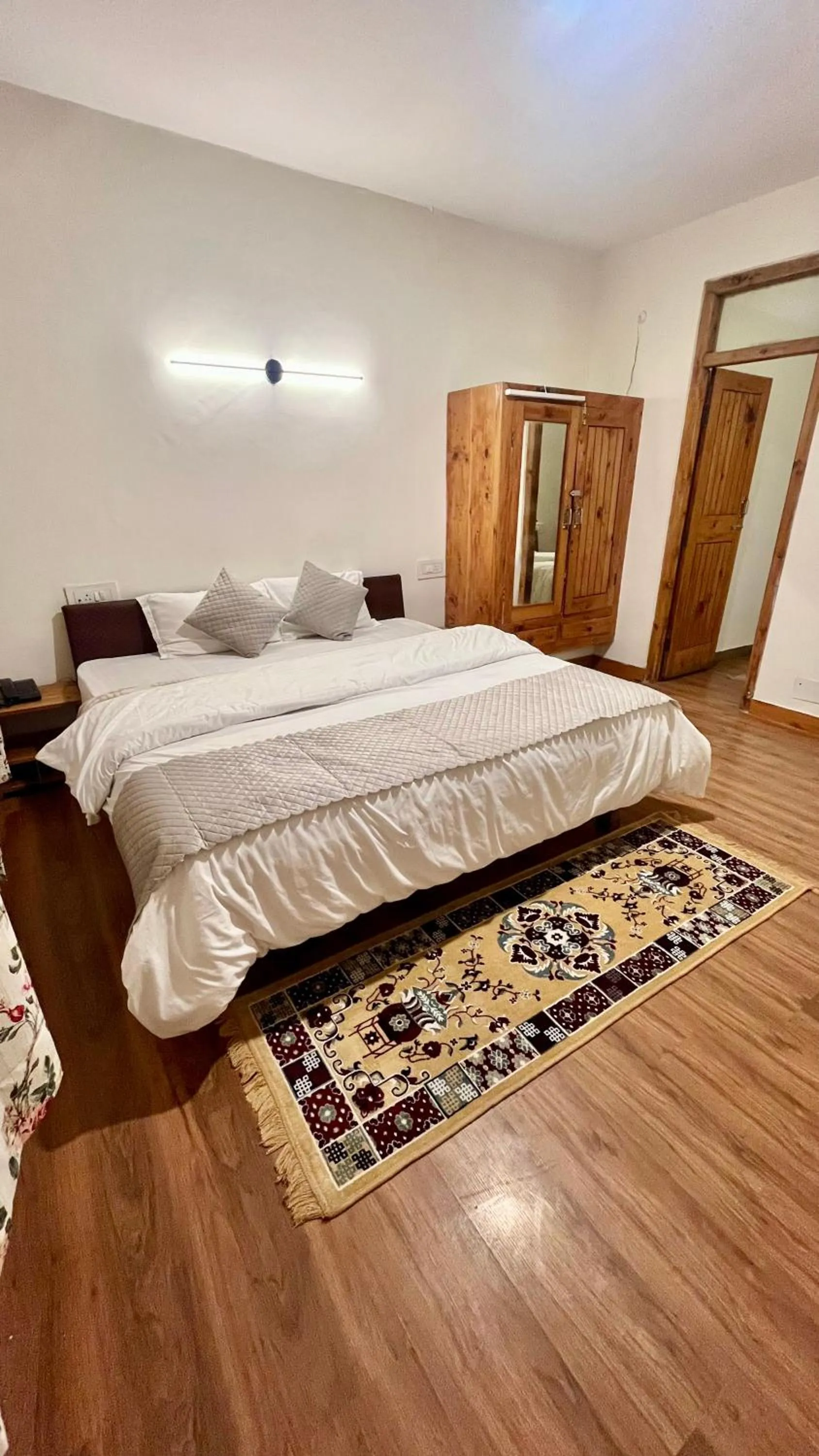 Bedroom, Bed in Tourist Hotel 10 minutes walking distance from the mall