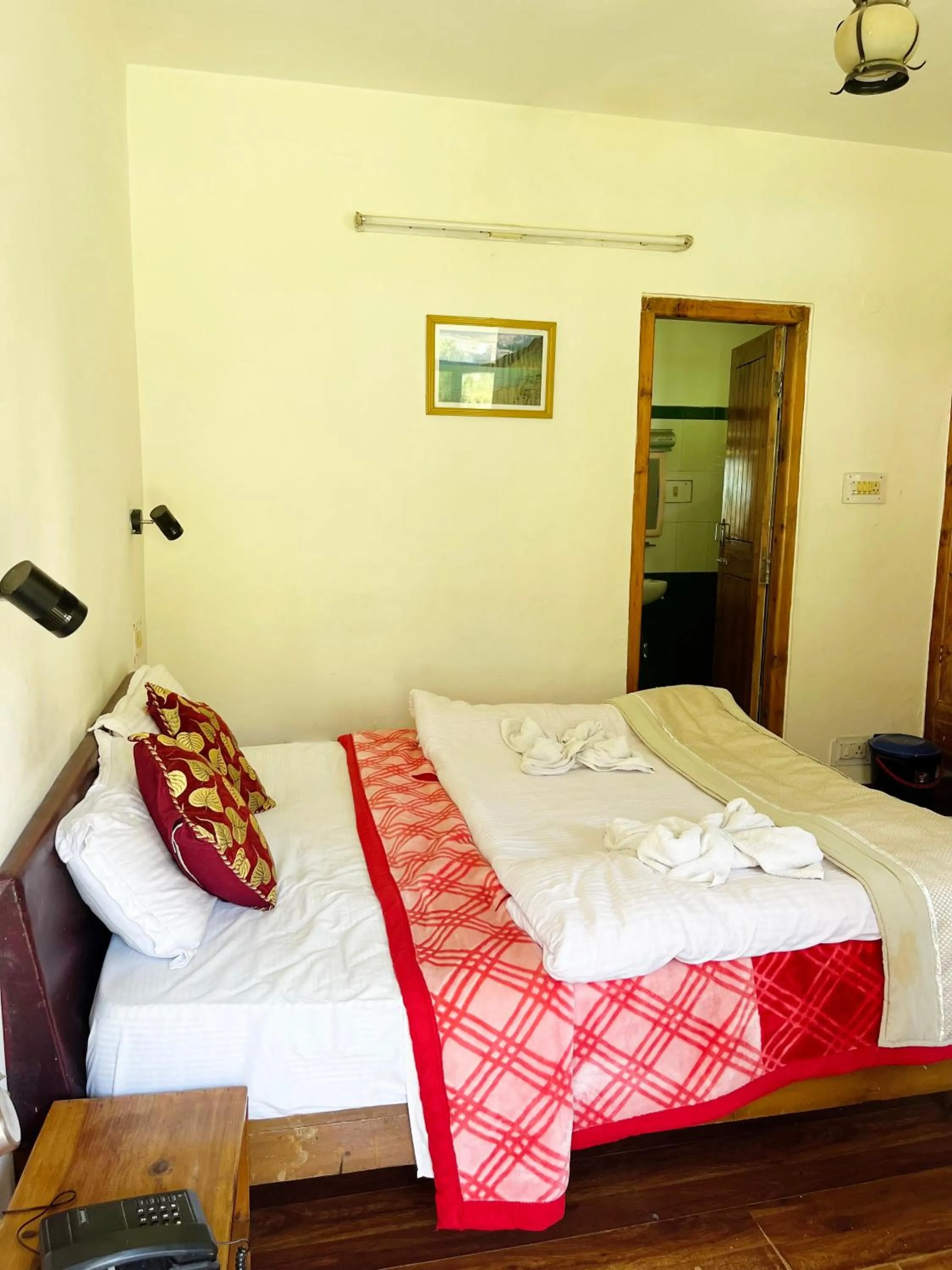Bedroom, Bed in Tourist Hotel 10 minutes walking distance from the mall