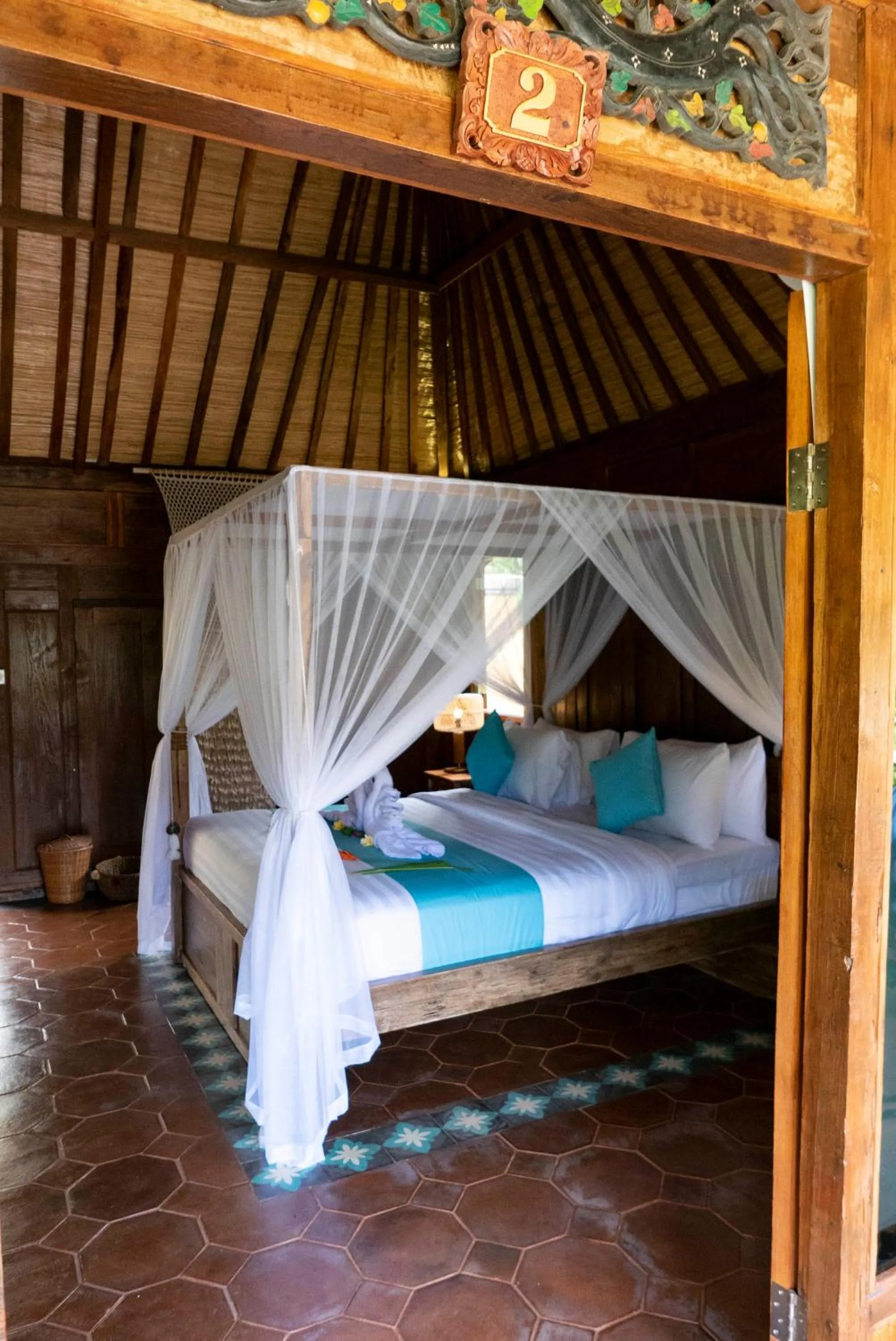 Bed in Kubu Kangin Resort