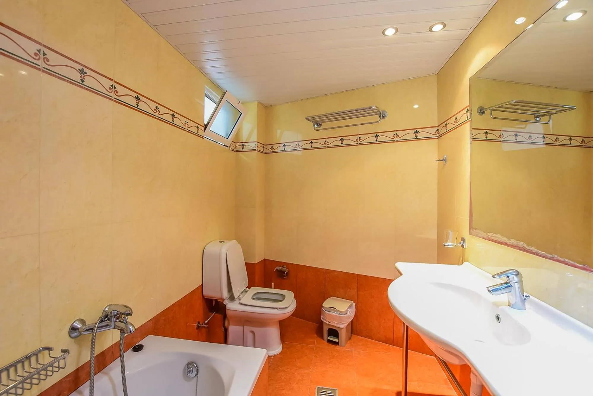 Bathroom in Timos Hotel