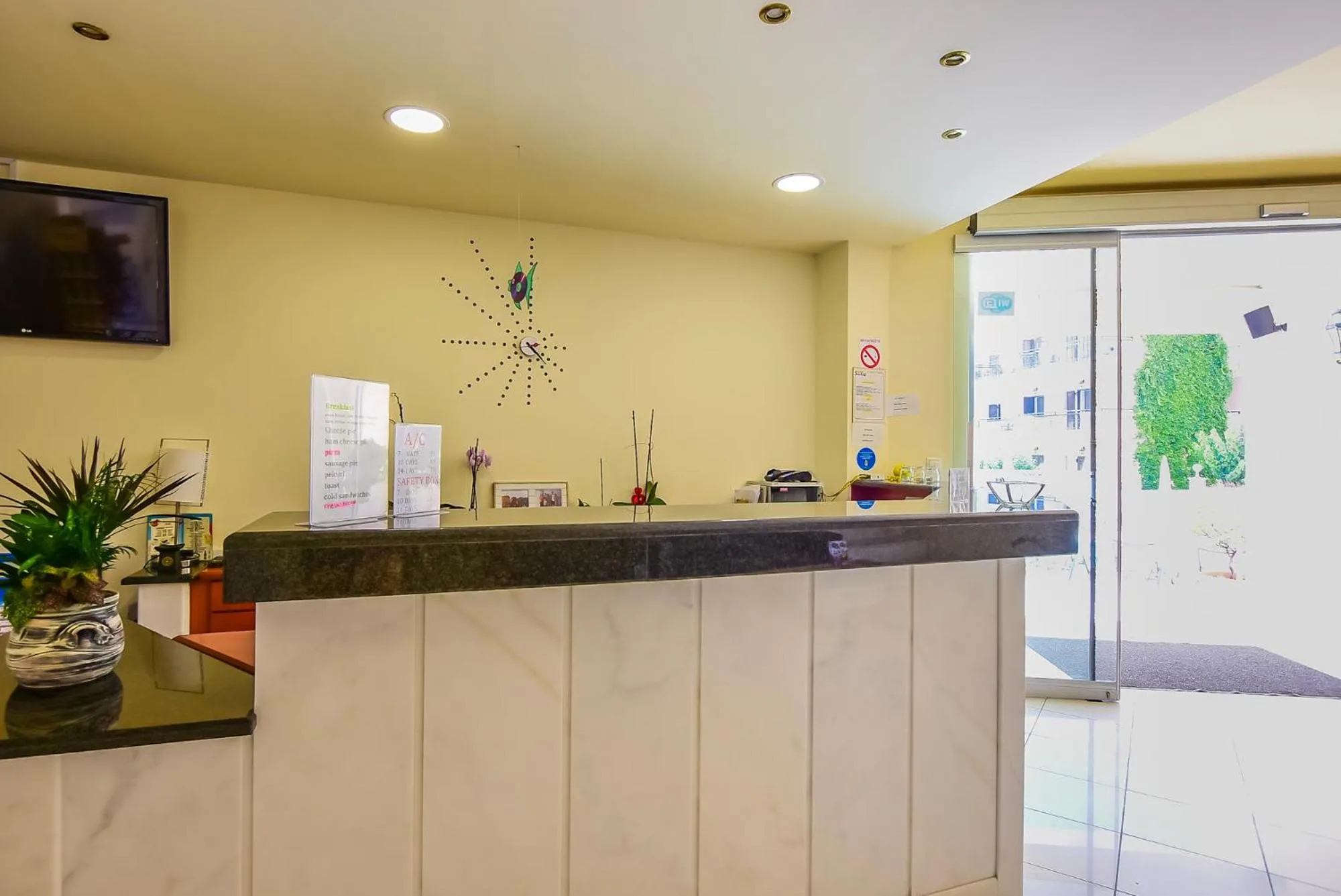 Lobby or reception in Timos Hotel