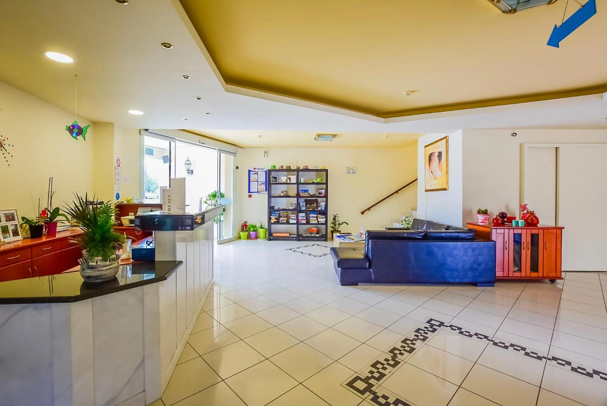 Lobby or reception in Timos Hotel