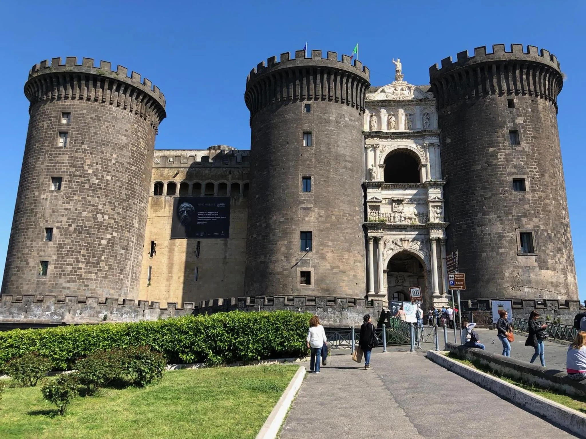 Nearby landmark in Piazza Carità