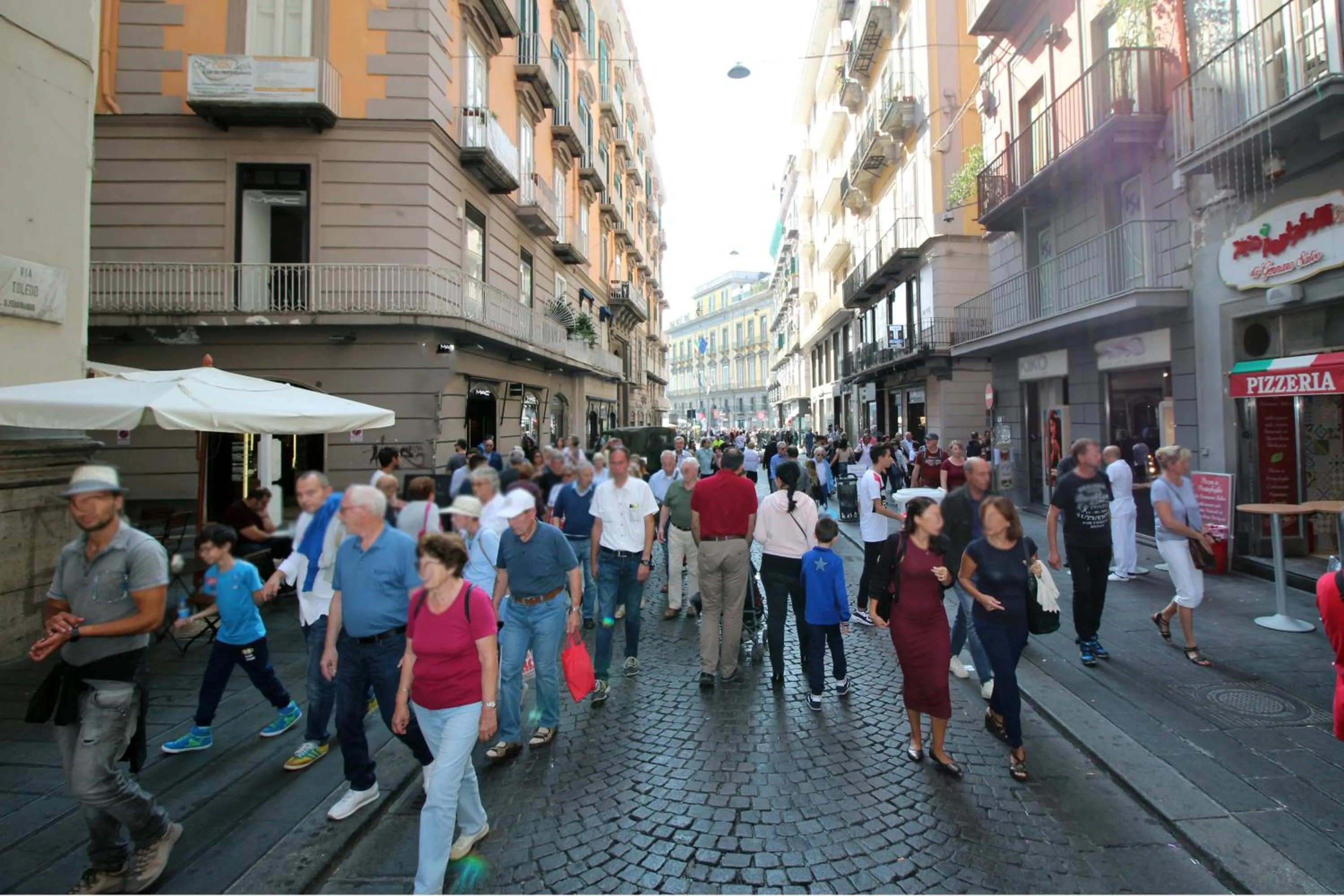 Nearby landmark in Piazza Carità